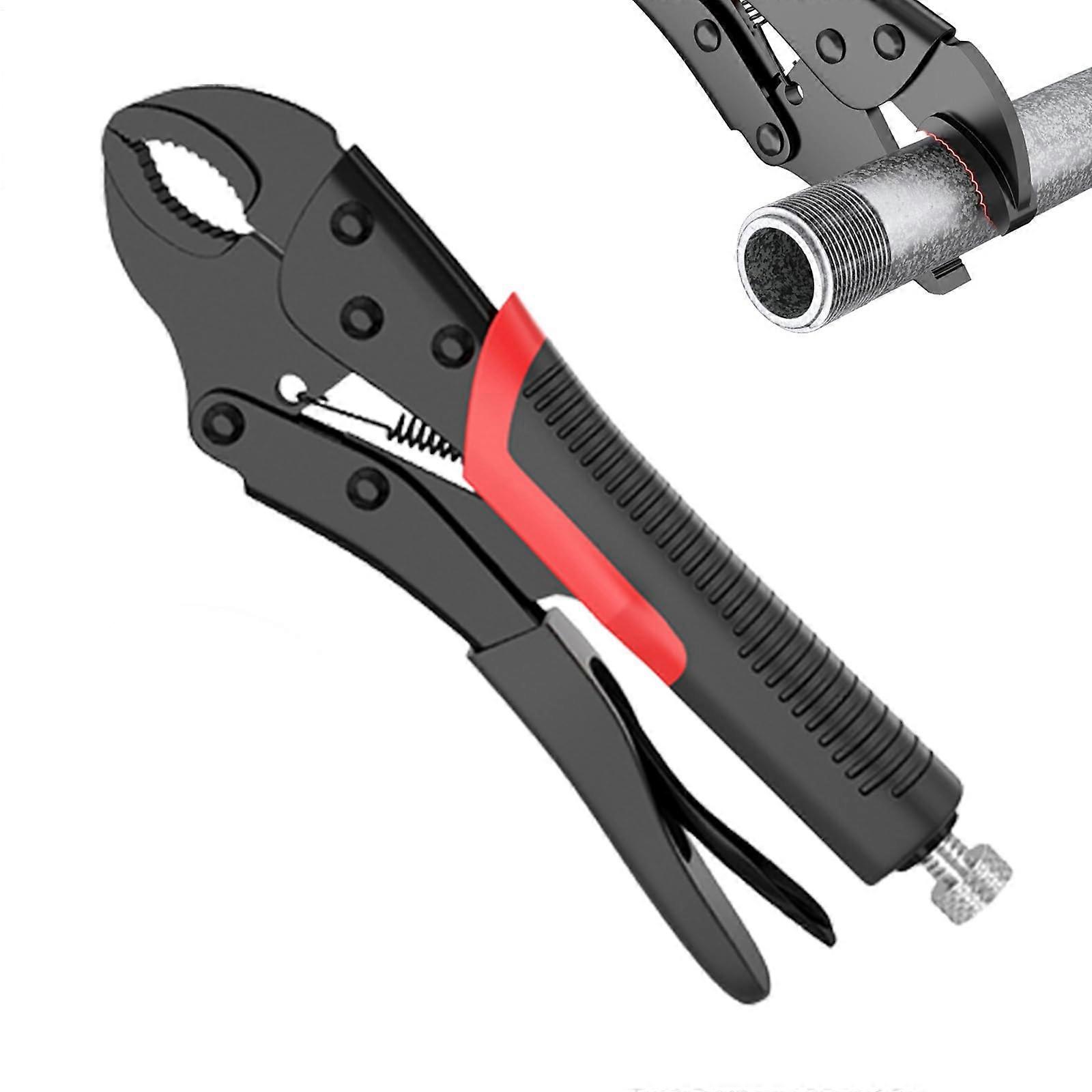 Zangenkrampe Locking Pliers Clamp For Heavy Tools With Curved Jaws For Bicycle Repair Tools