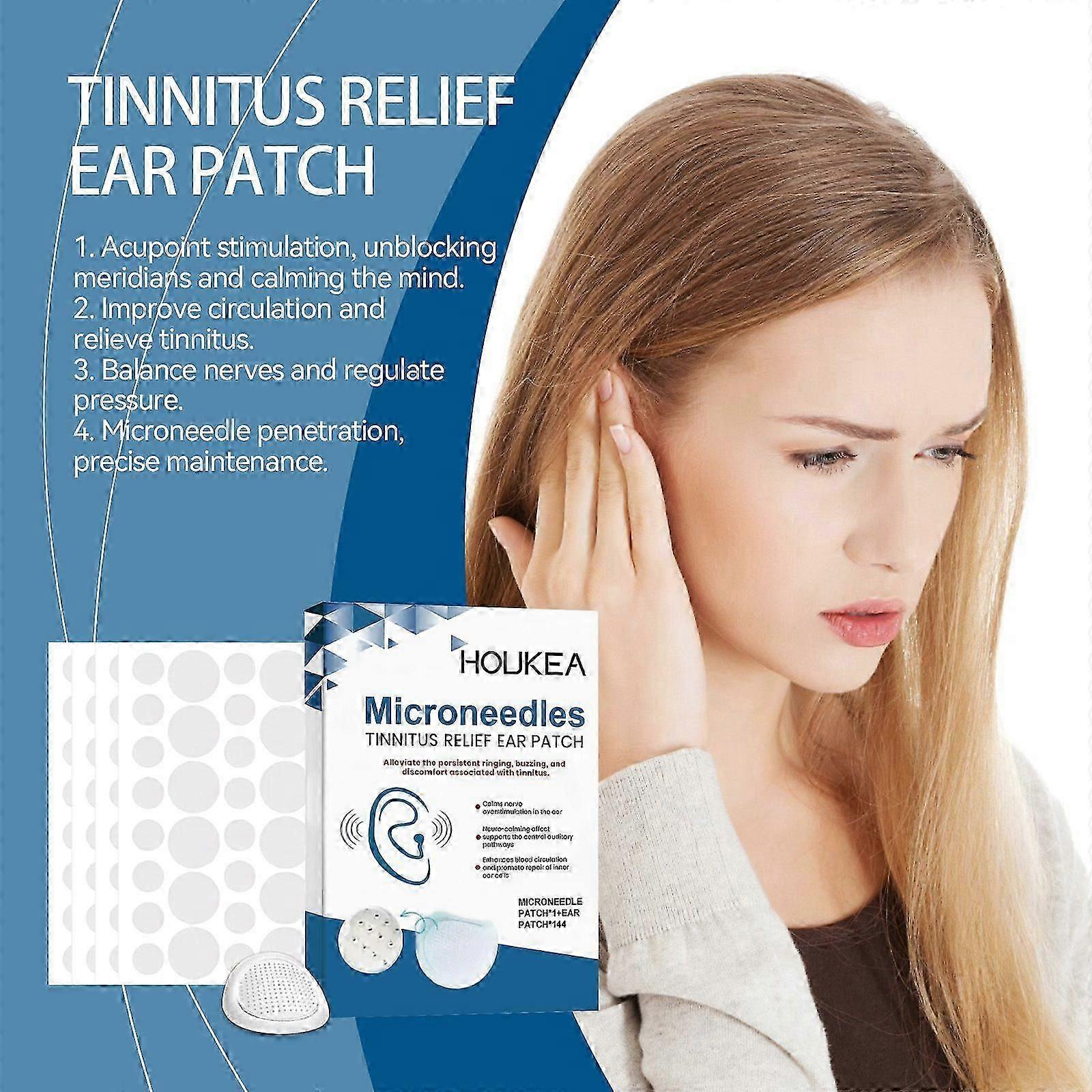 Bitkisel Tinnitus Rahatlatıcı Kulak Yamaları - Yatıştırıcı Kulak Rahatsızlığı için Mikroiğne Tedavisi
