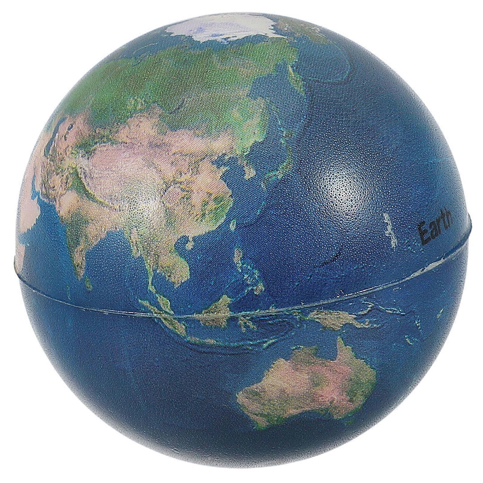 Realistic Earth Model Mini Globe Toy Squeezable Globe Ball Kids Interactive Learning Tool For Classroom Home Decor Party Favor Earth Day Decorations