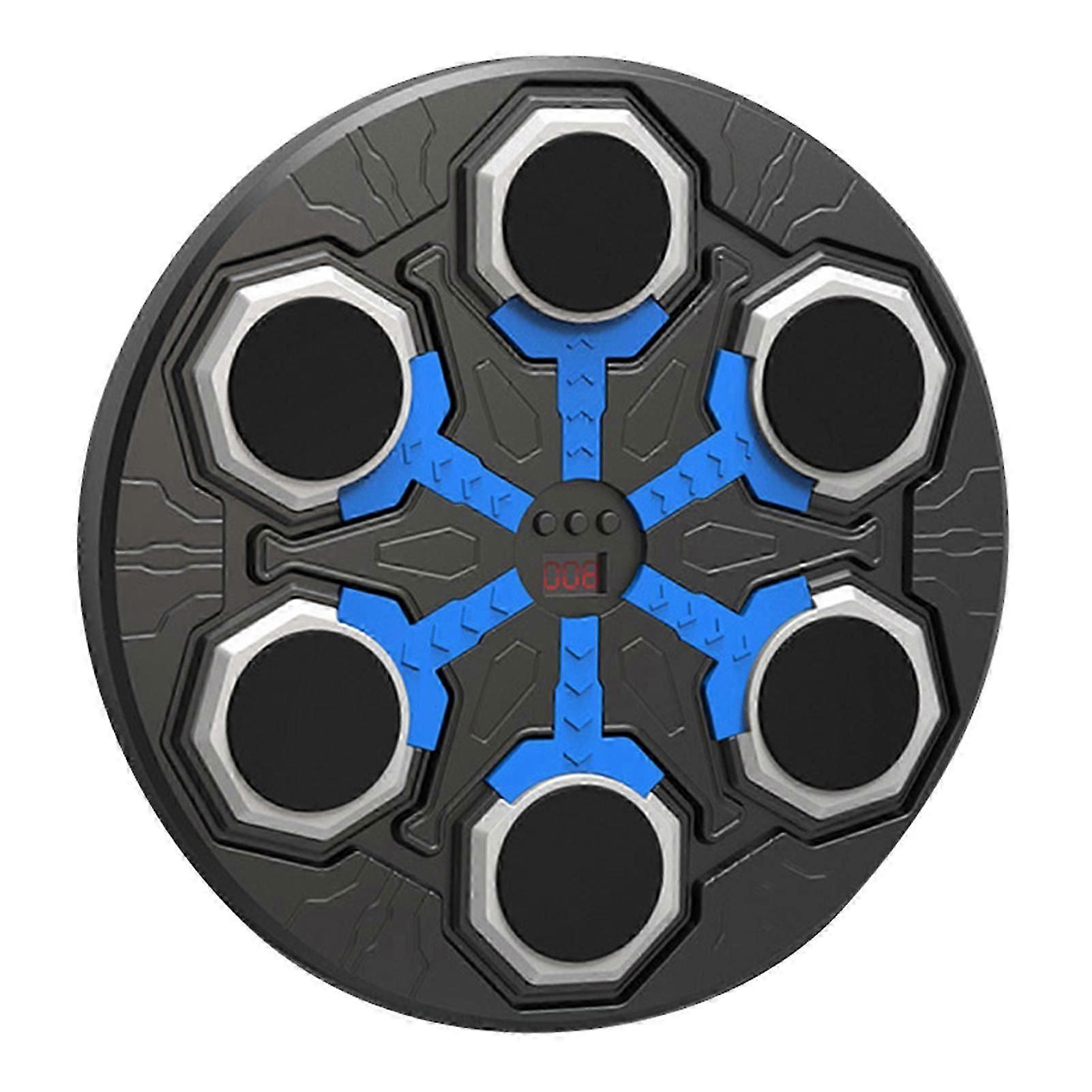 2025 Music Boxing Machine for Adults Kids, Smart Bluetooth Wall-Mounted Boxing Training Punching Target with Gloves