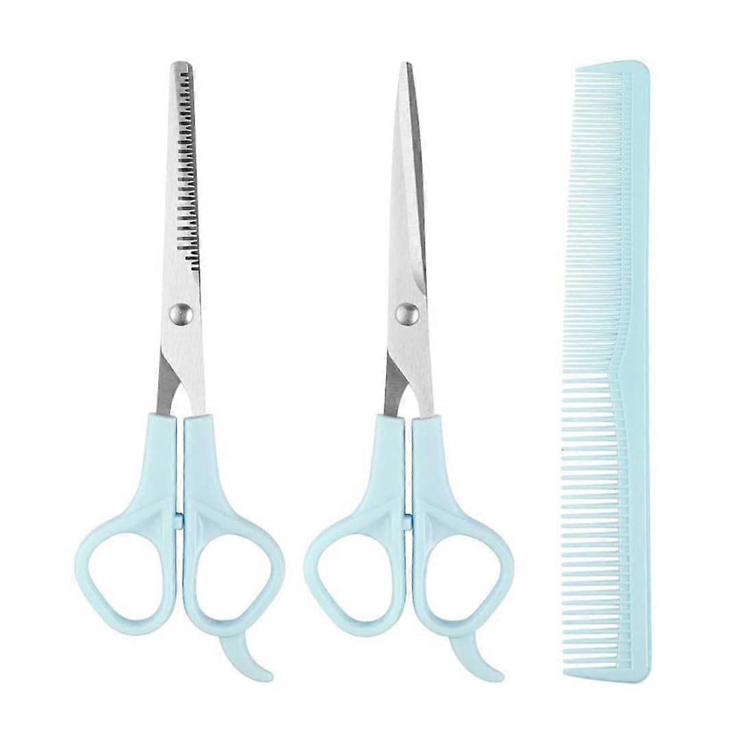 Dog Grooming Scissors, Professional Dog Set, Thinning Scissors, Comb (3 PCS)