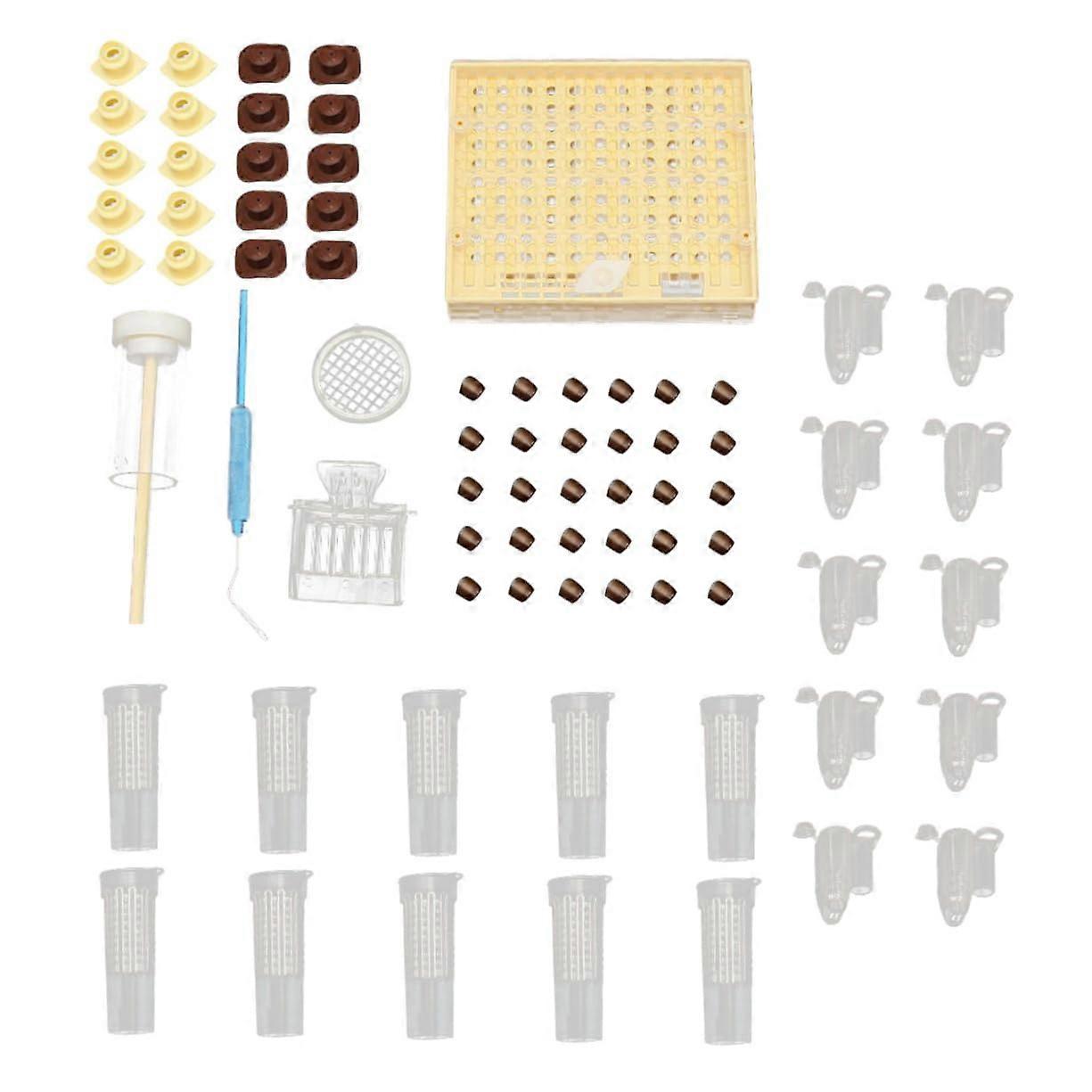 Breeding Cage Kit Bee Tool Set Feeding Box Lightweight Spacesaving Design
