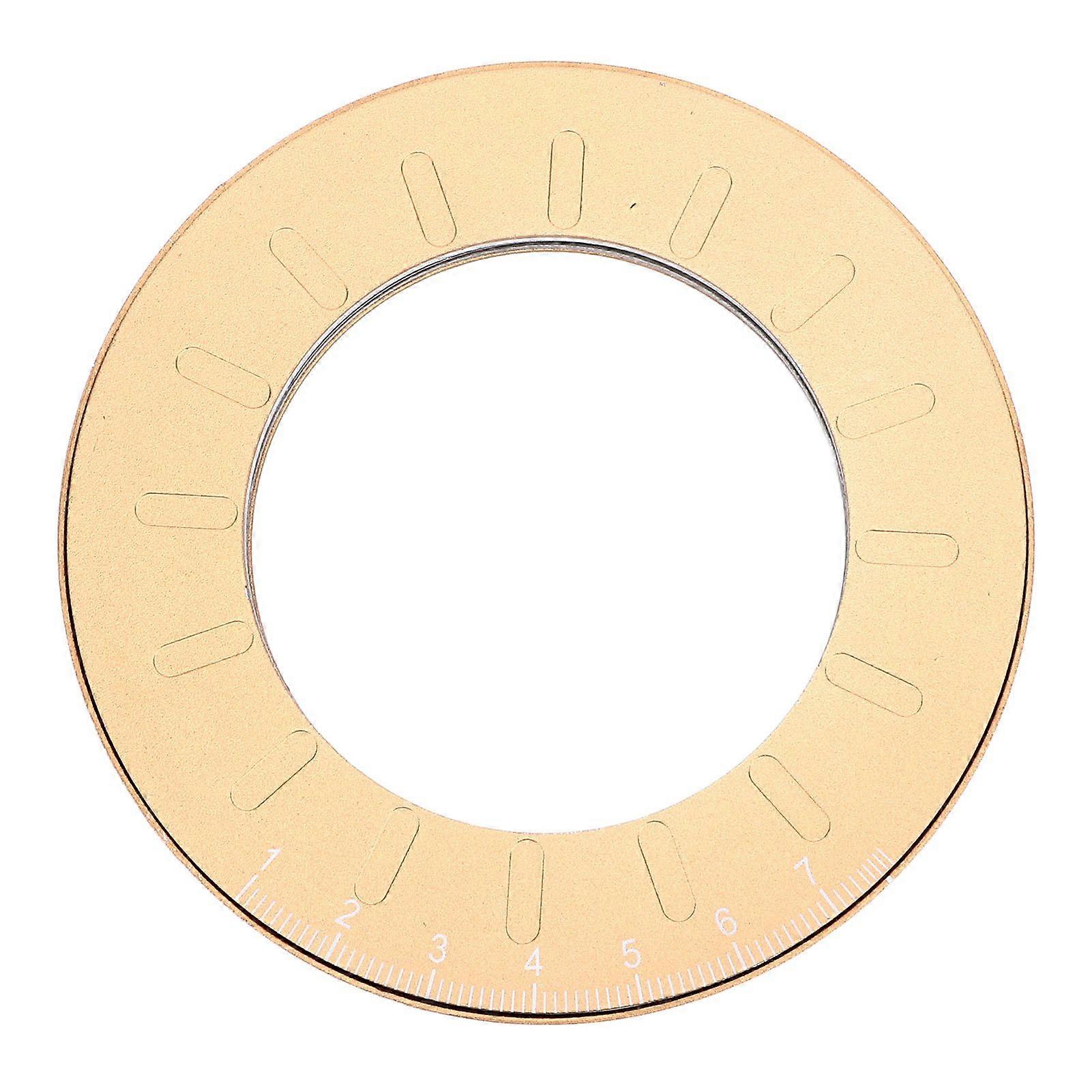 12.5cm Gold Circle Template, Highly Flexible, Adjustable Perimeter, Durable Metal, Widely Application