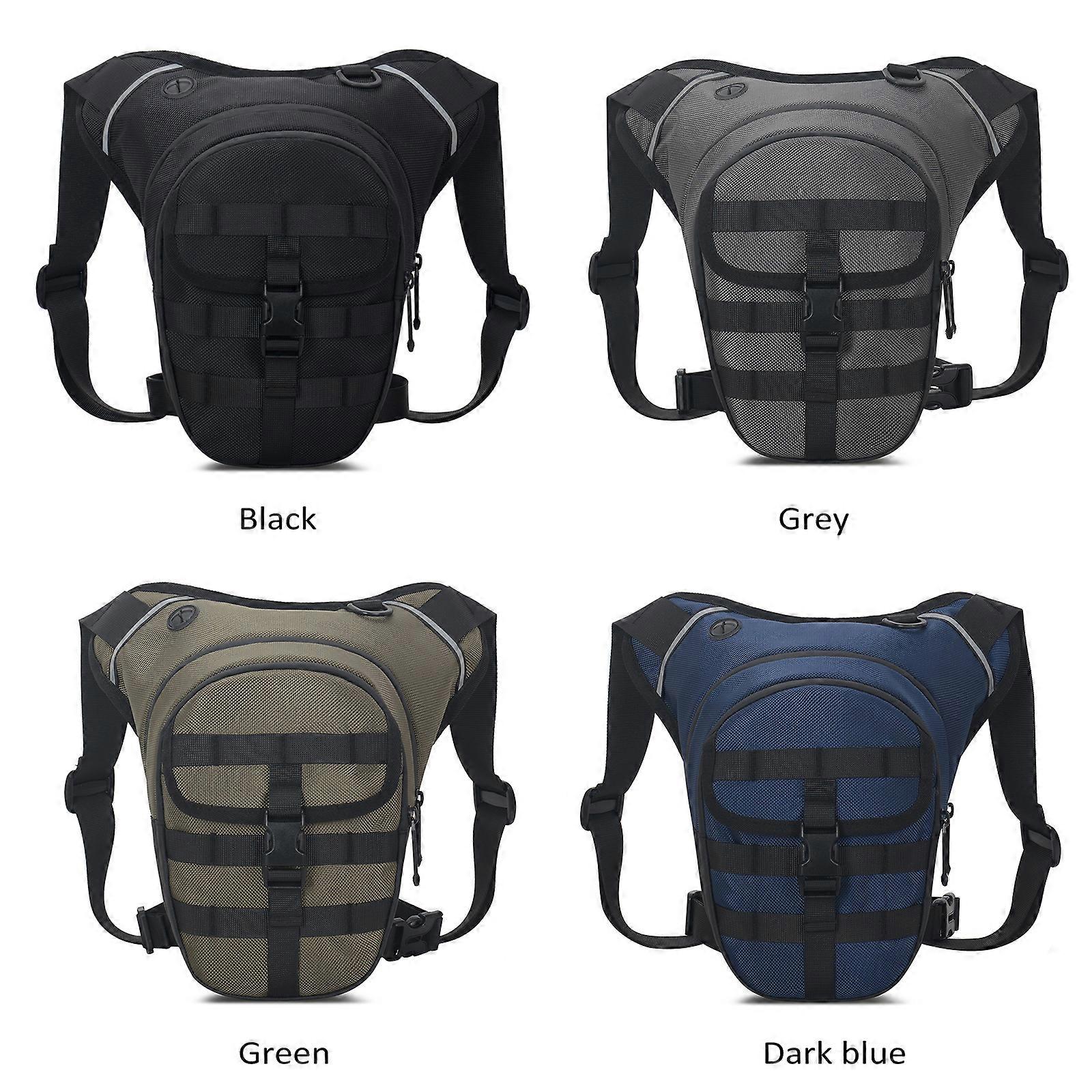 Motorcycle Drop Leg Bag for Men Women Outdoor Travel Hiking Cycle Leg Bag Waterproof with Reflective Strip Large Capacity Adjustable 60cm-150cm Multif