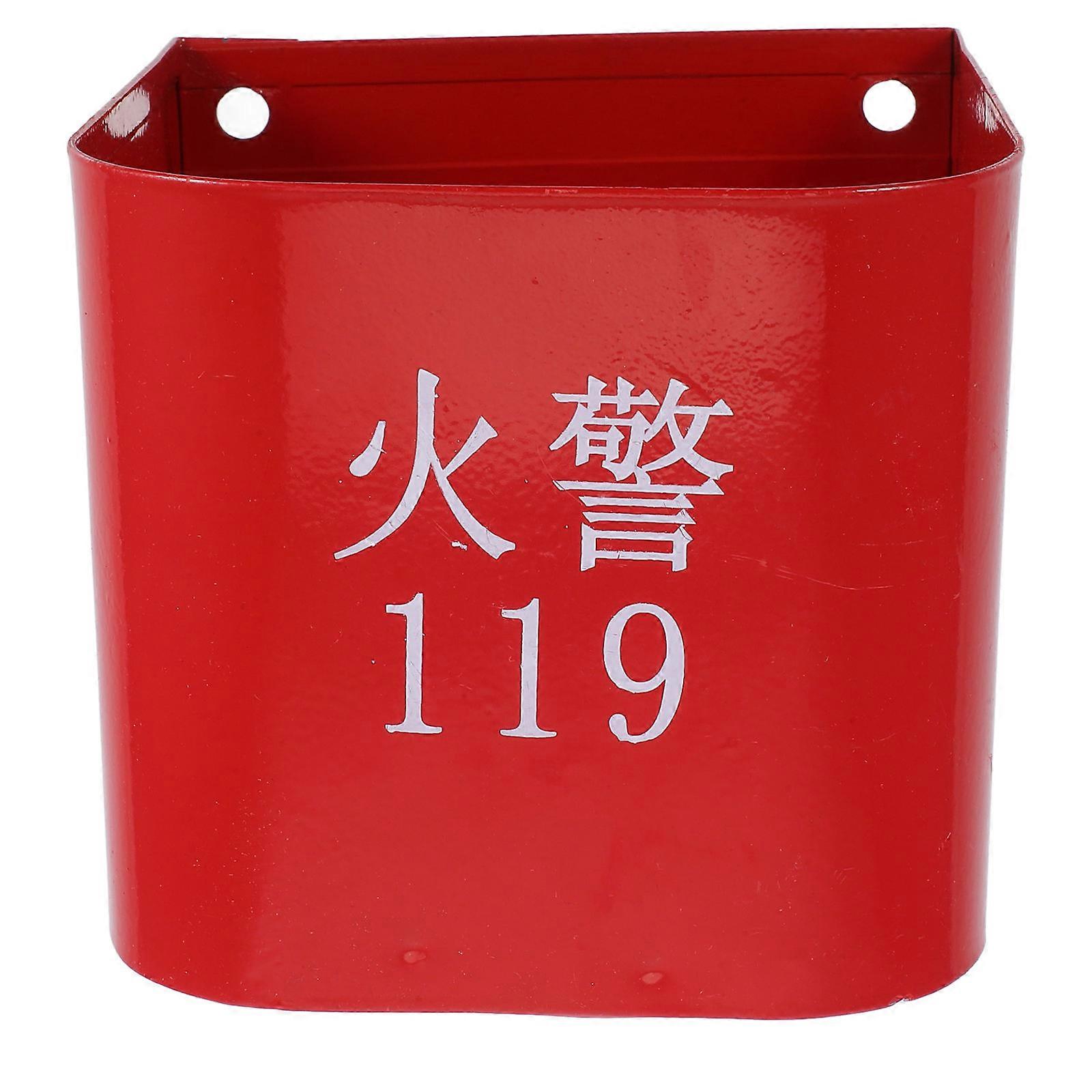 Fire Extinguisher Holder Wall Mount for Office Red with Wall Mounting Function 1Set