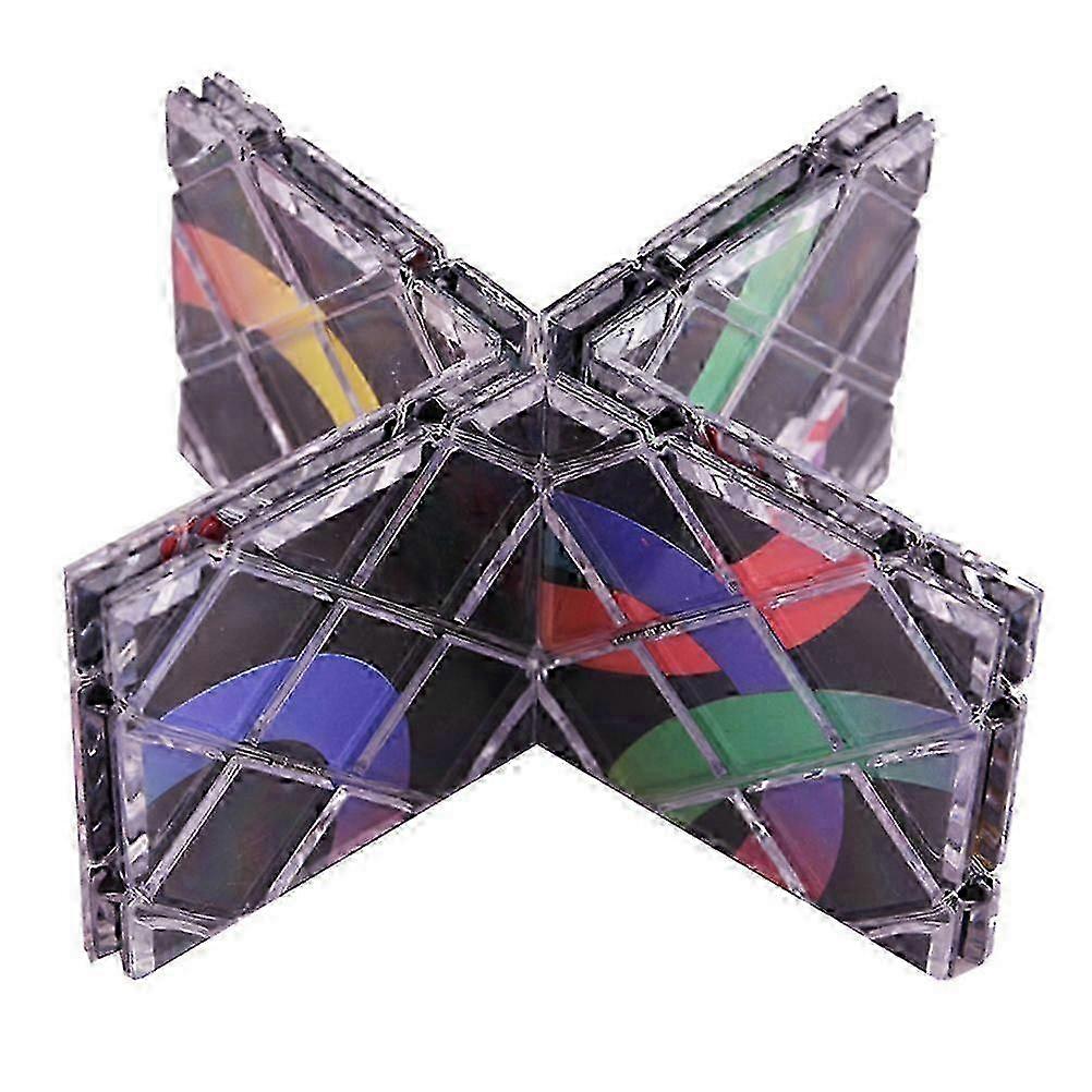 Professional 8 Panel Folding Puzzle Cube - Twisty Cubo Magico Classic Toy