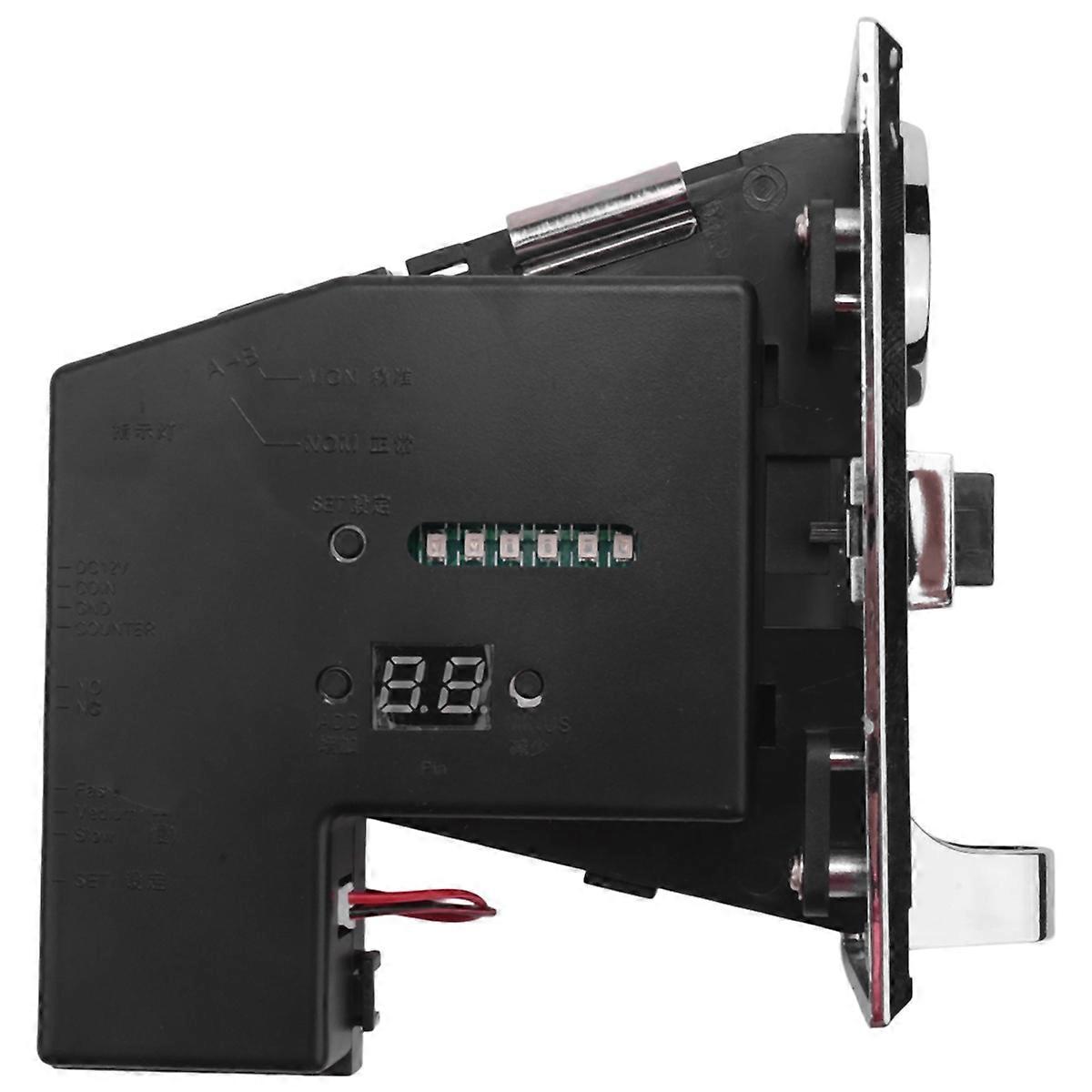 4X Multi Coin Acceptor Electronic Roll Down 4P Port Electronic Coin Selector Vending Machine Arcade