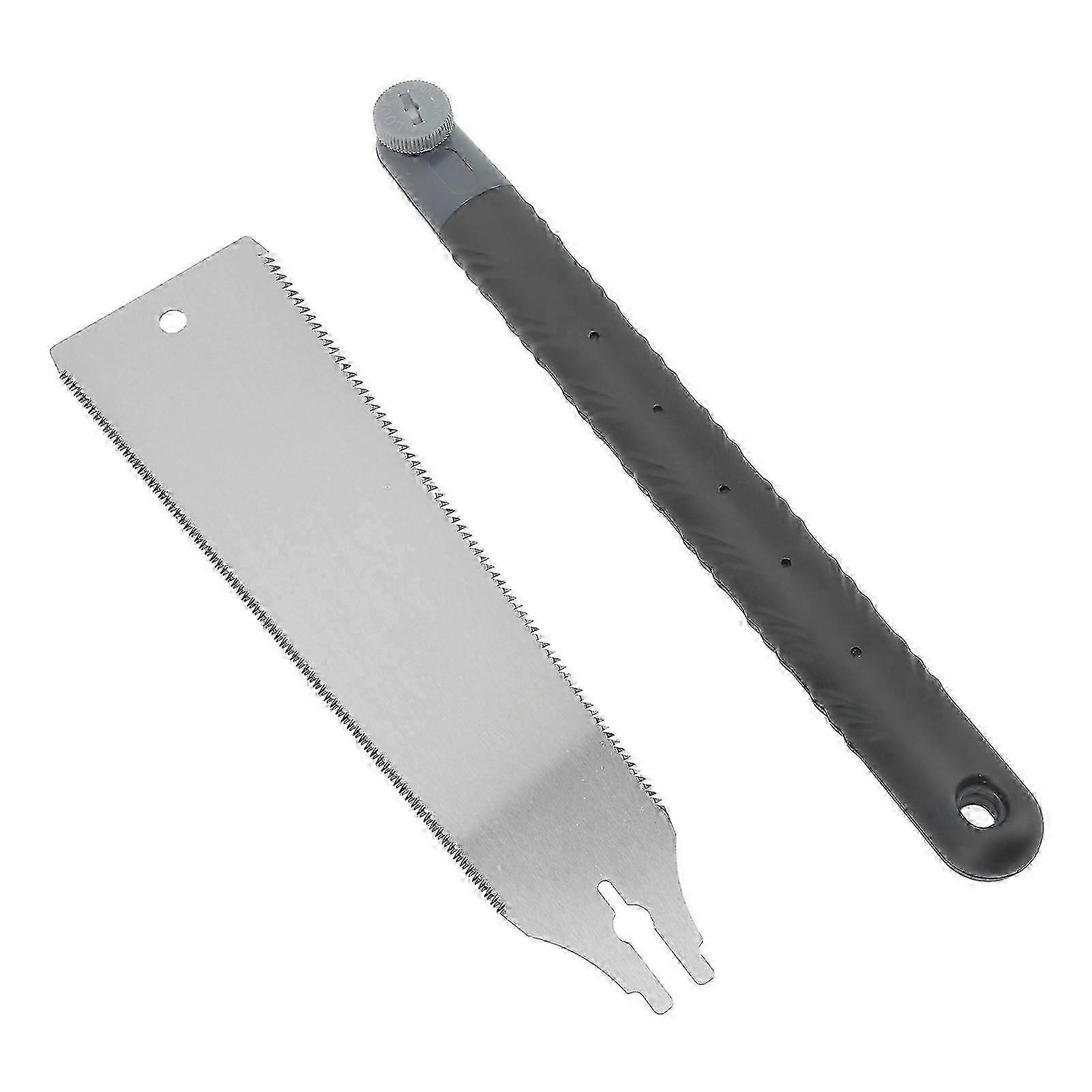 手拉锯 TPR 手柄耐磨尖锐高碳钢日本木工双刃锯