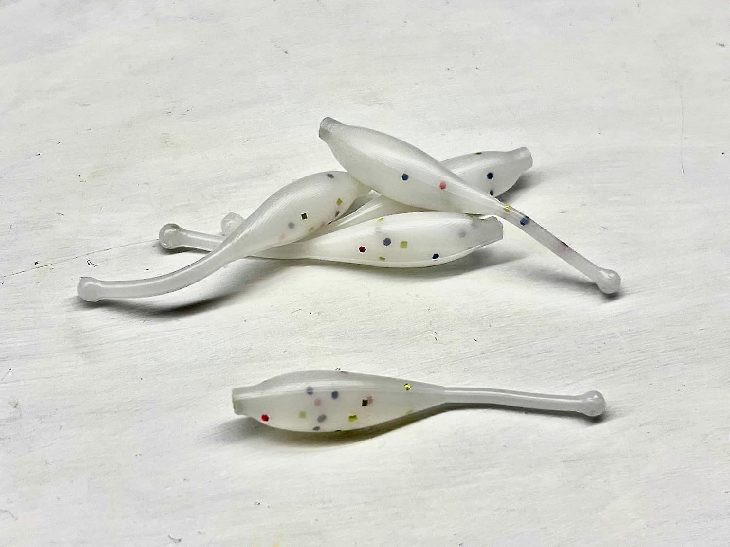 2"  (, 8 pk) Soft Plastic panfish baits   Great forpumpkinseed Glow baits  2 inch