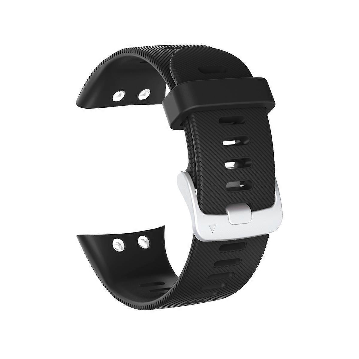 Silicone Smart Watch Replacement Strap for Garmin Forerunner 45 - Black