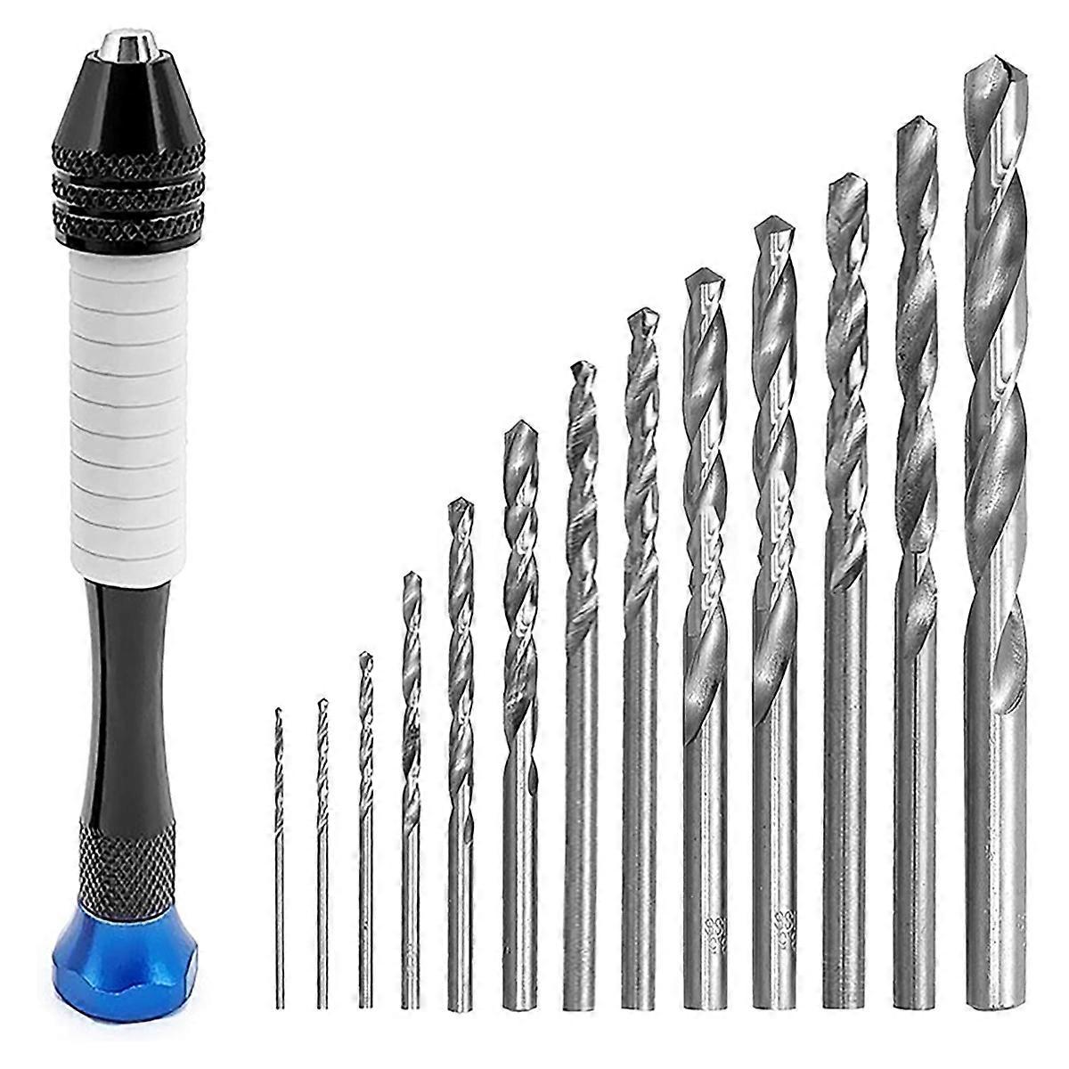 48PCS Precision Pin Vise Hand Drill Set