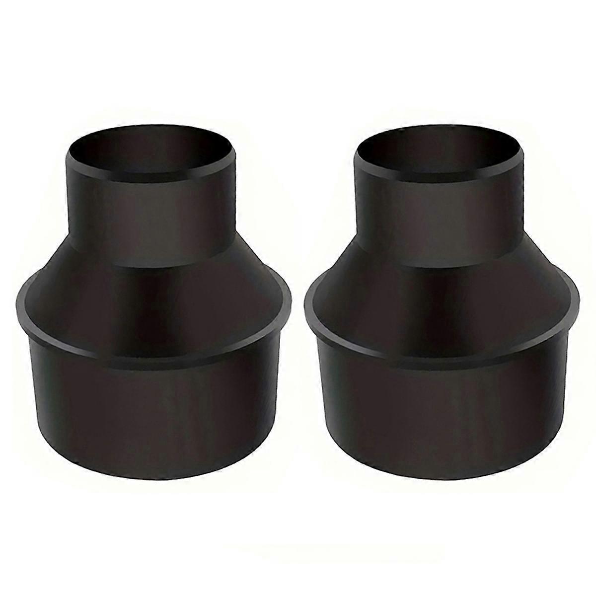 2pcs 70136 4Inch Hose to 2-1/2 Inch Hose Cone Reducer, Dust Collection Fittings for Dust Collection Hose