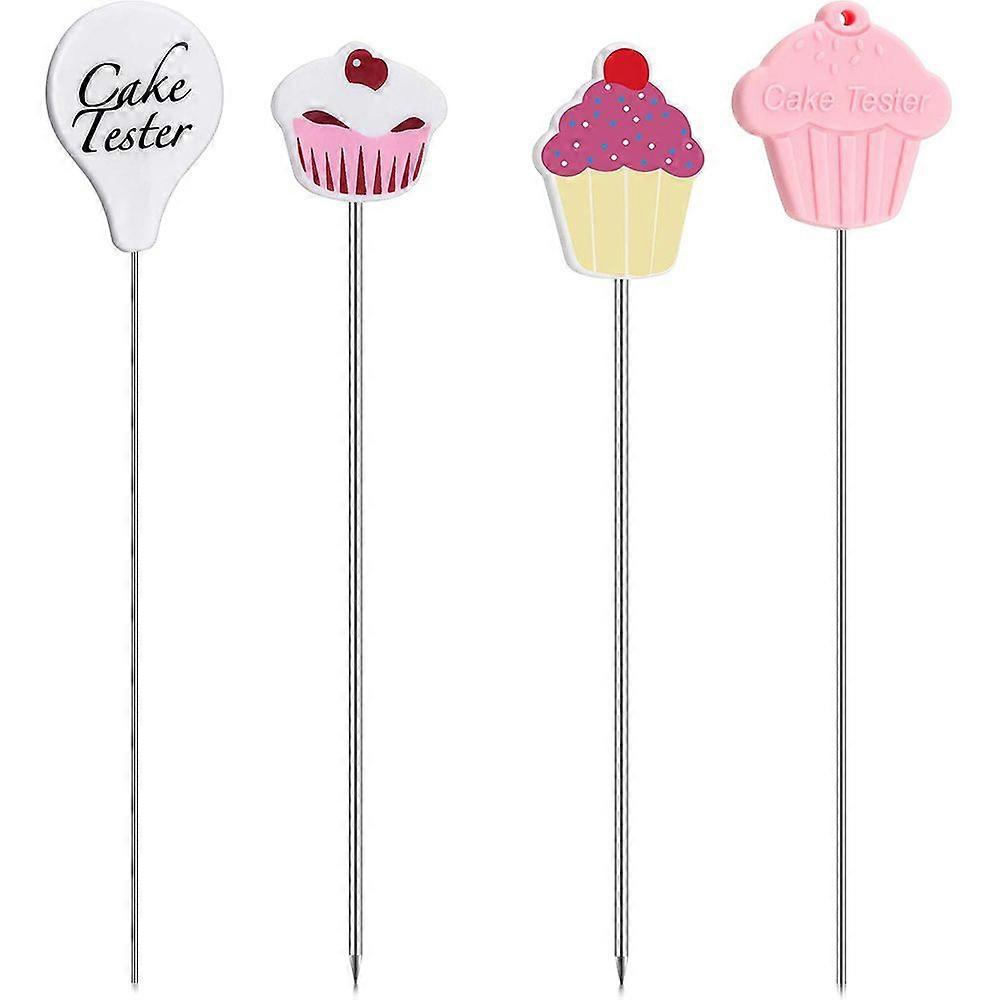 Cake Tester Needles,Stainless Steel Reusable Cake Tasting Needles,Cake Tester Skewer Needles for Ki