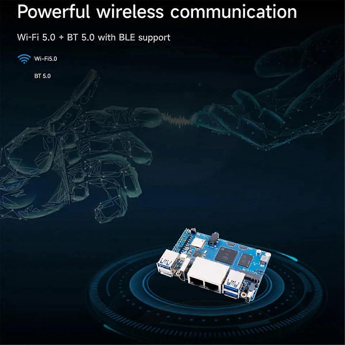 RV2 8 magos RISC-V AI CPU fejlesztőkártya 2 TOPS NPU WiFi + BT5.0 Gigabit Ethernet M2 NVMe SSD 8GB