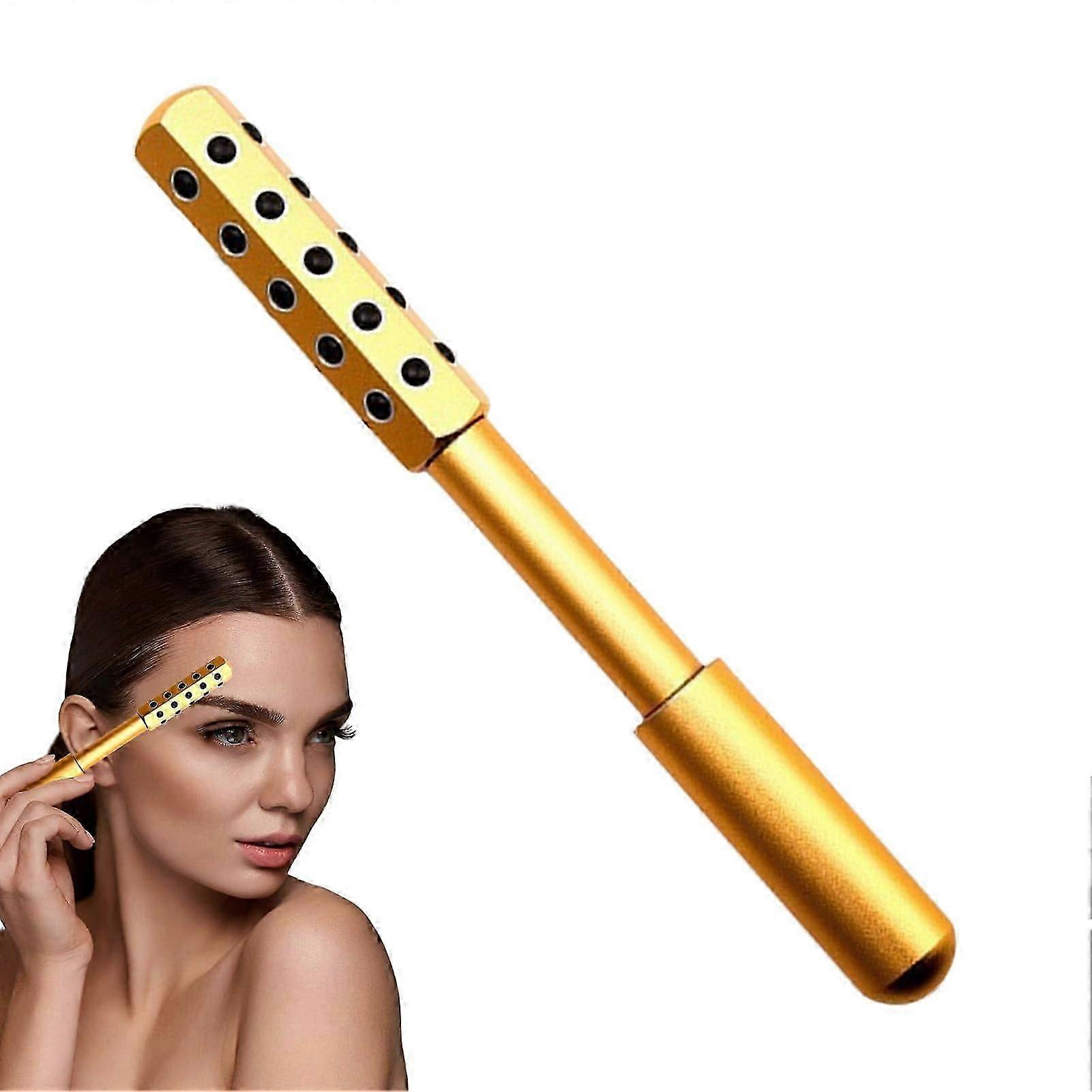 Germanium stone roller for face lifting and sculpting