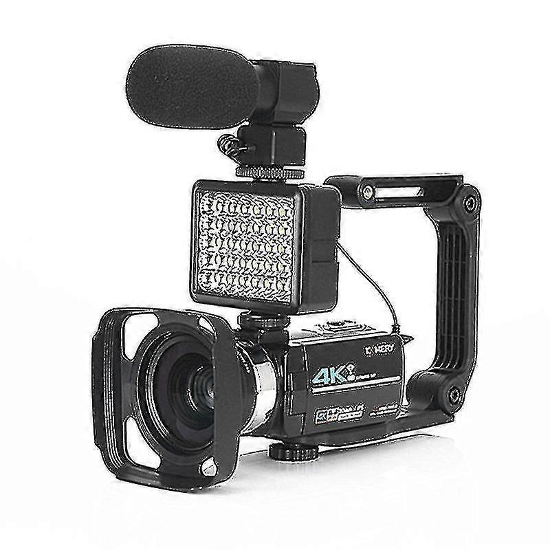 Câmera 4K Câmera Ac5 Uhd Câmera com Zoom Óptico de 12x 3,1 polegadas Ips Hd 1080p 60fps Digital Wifi Vlo