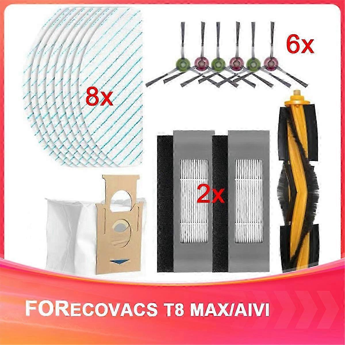 Enhanced T8 MAX Robot Vacuum Cleaner Mop Replacement Accessories Supply