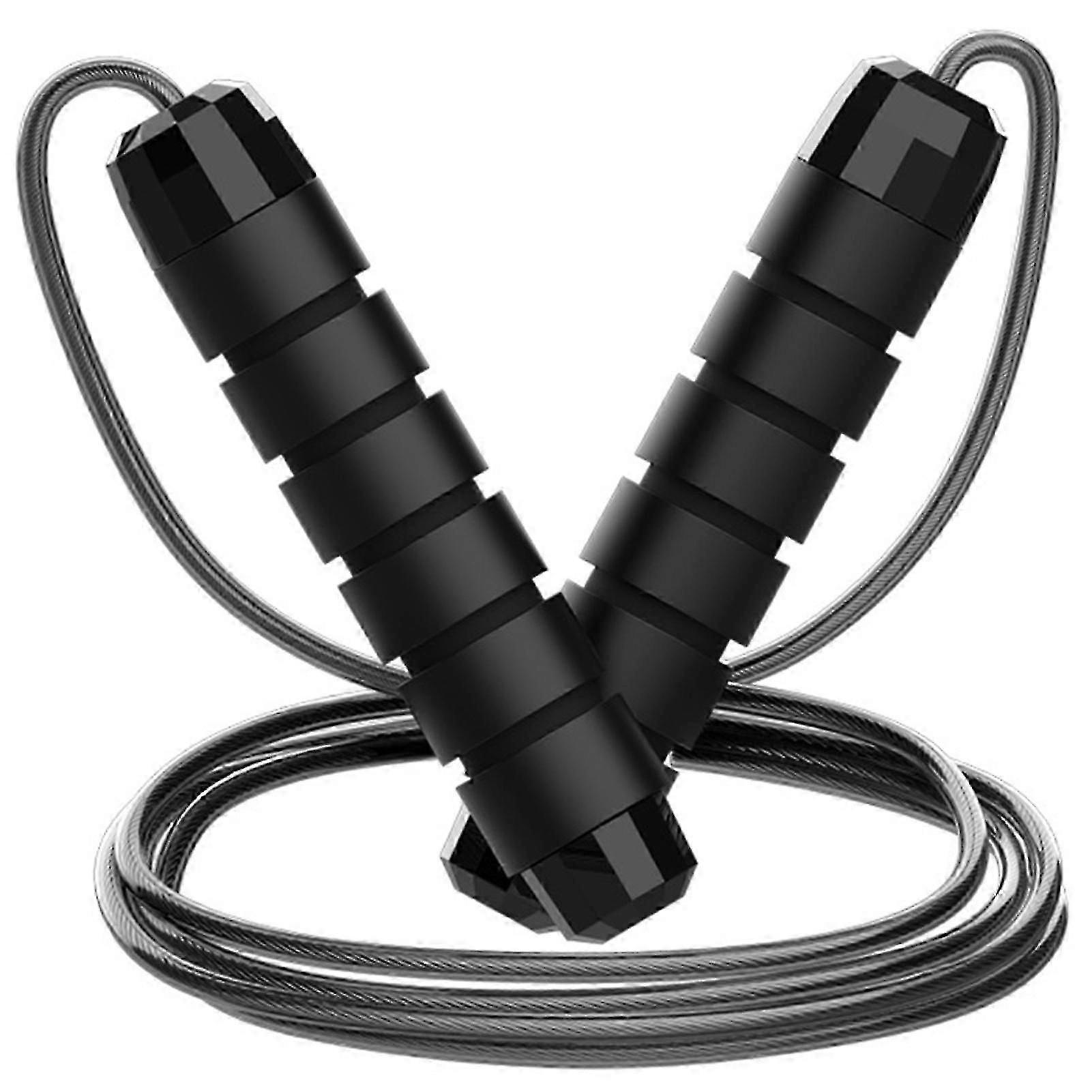 Adjustables Skipping Rope Non-Tangle Speed Rope for Workout Portable Non Slip Handle Jumps Rope for Men Women