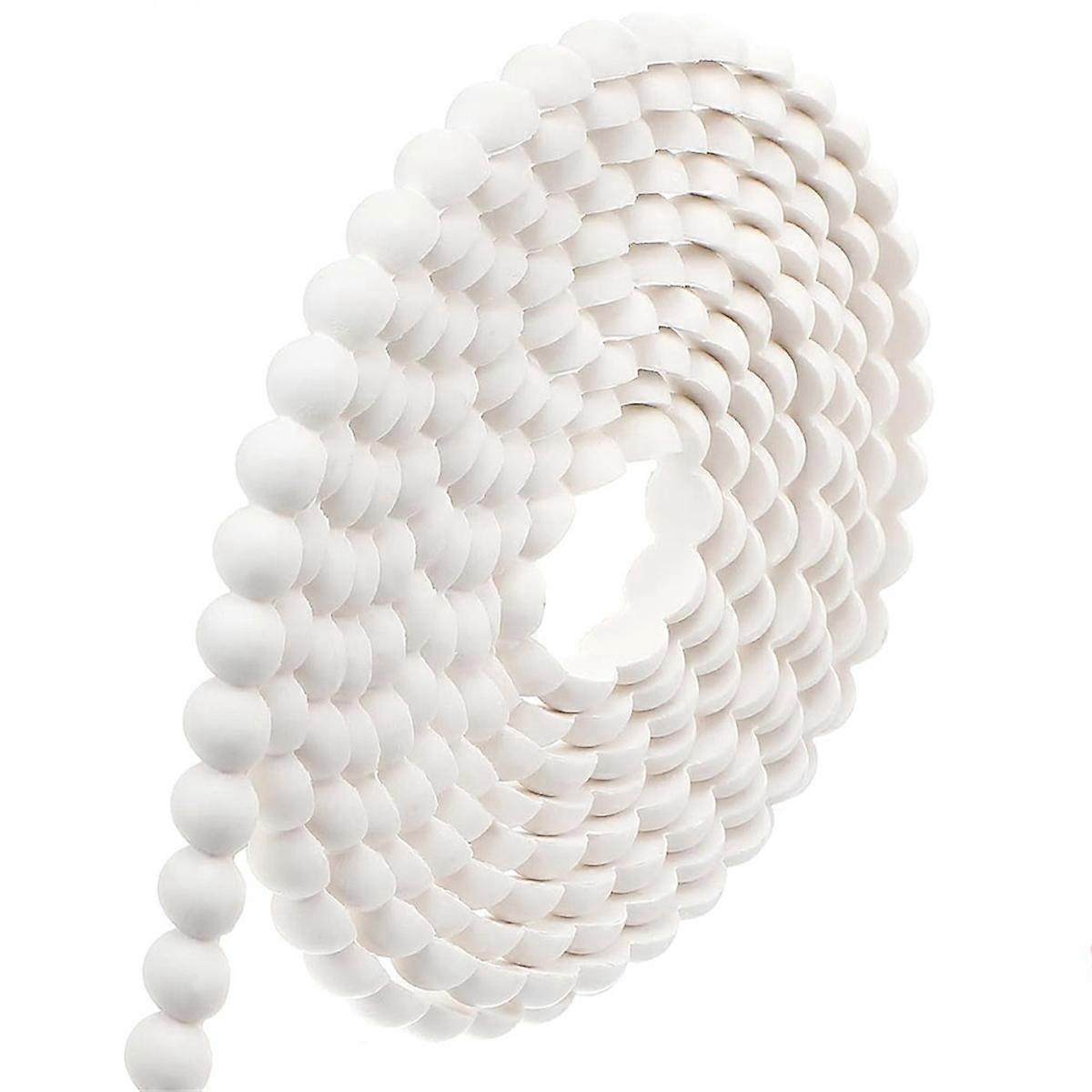 Flexible Molding Trim Peel and Stick for Walls 10ft Decorative Bead Pearl DIY Wall Trim for Bathroom Mirror Frame