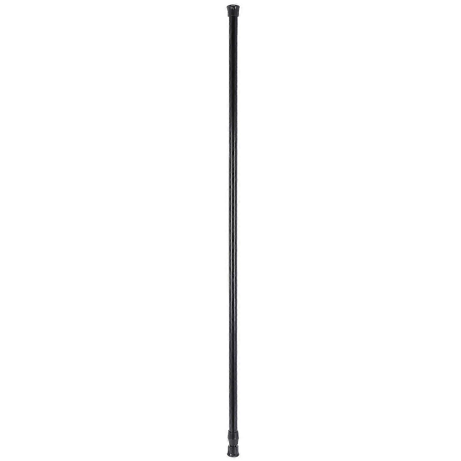 Telescopic Spring Tension Curtain Rail Pole Rods,70~120cm,Black