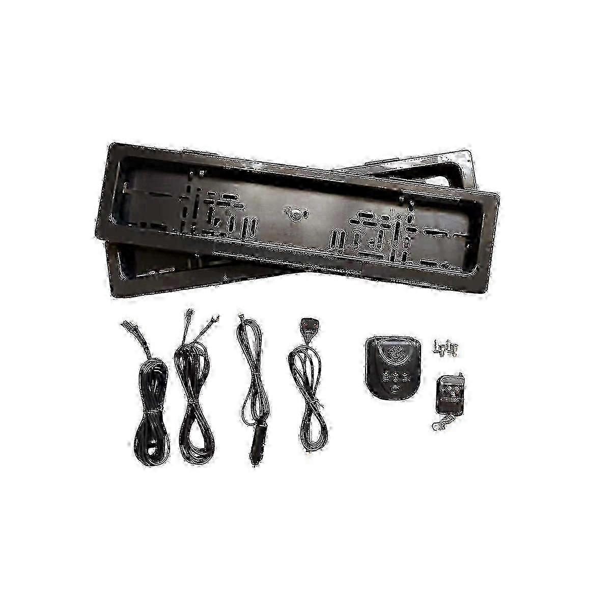 Roller Shutter Cover for Car Plate with Remote Key Fob Function EU Standard