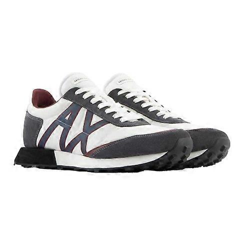 Armani Exchange Mens Leather Trainers