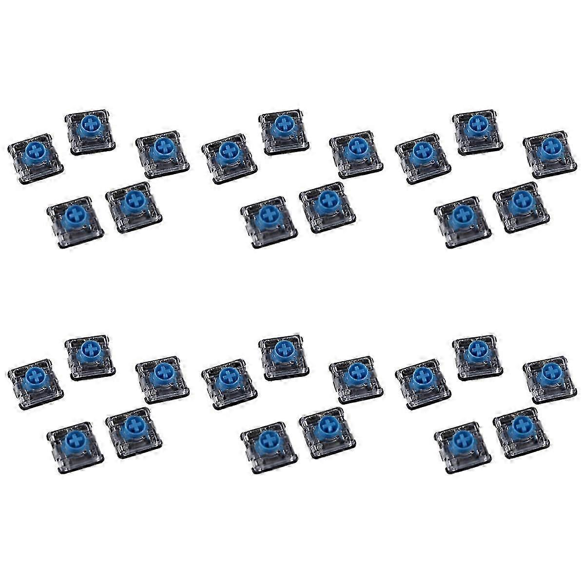 30Pcs Low-Profile V2 Axis Switch Accessories Silent Gaming Mechanical Keyboard Switches for Mini 13