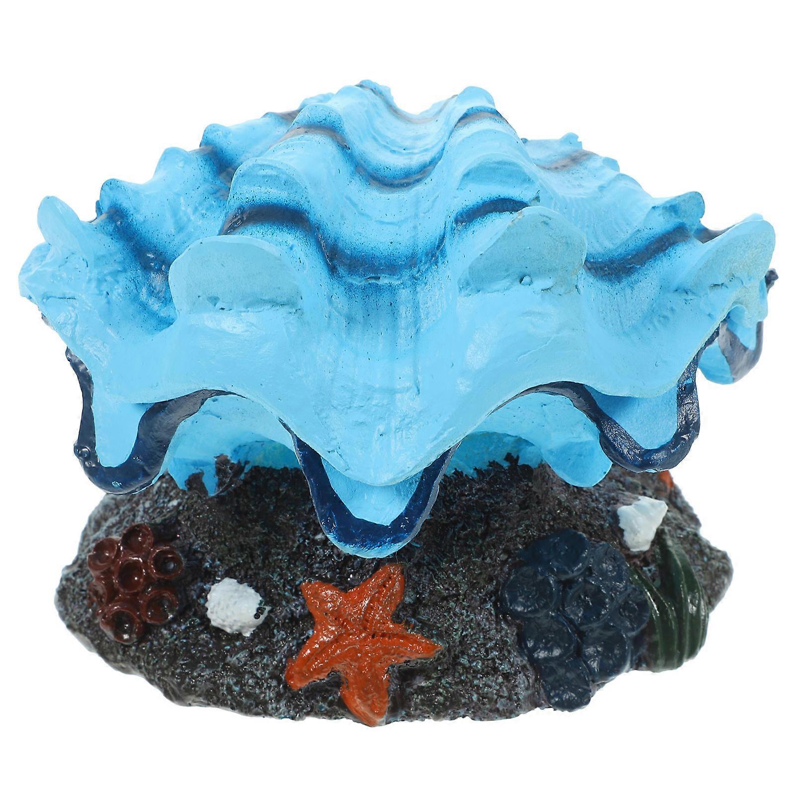 Fish Tank Air Stone Shell Design Bubble Diffuser Aquarium 2Pcs