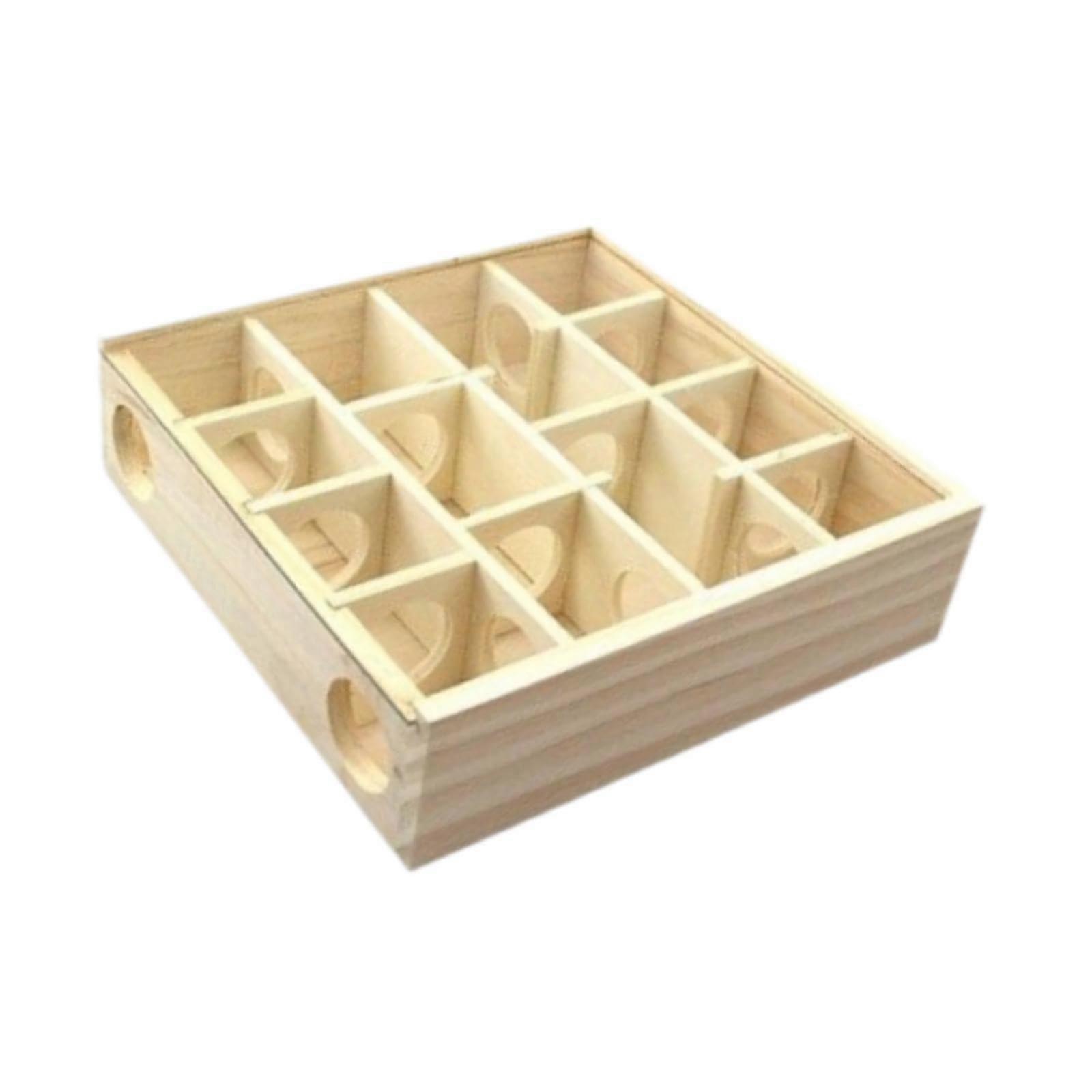 Hamster Maze Toy Enrichment for Small Pets, Hideout Maze, Digging Box, MultiSection Design