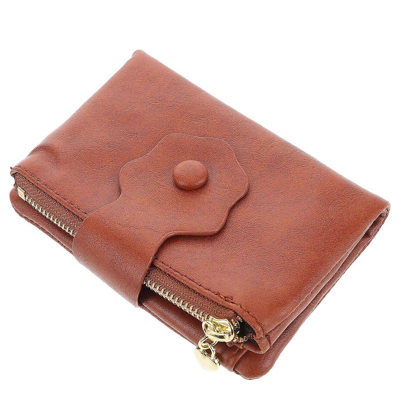 Vintage Wallet Floral Design Zipper Secure Closure Night Out Durable Material 1Set
