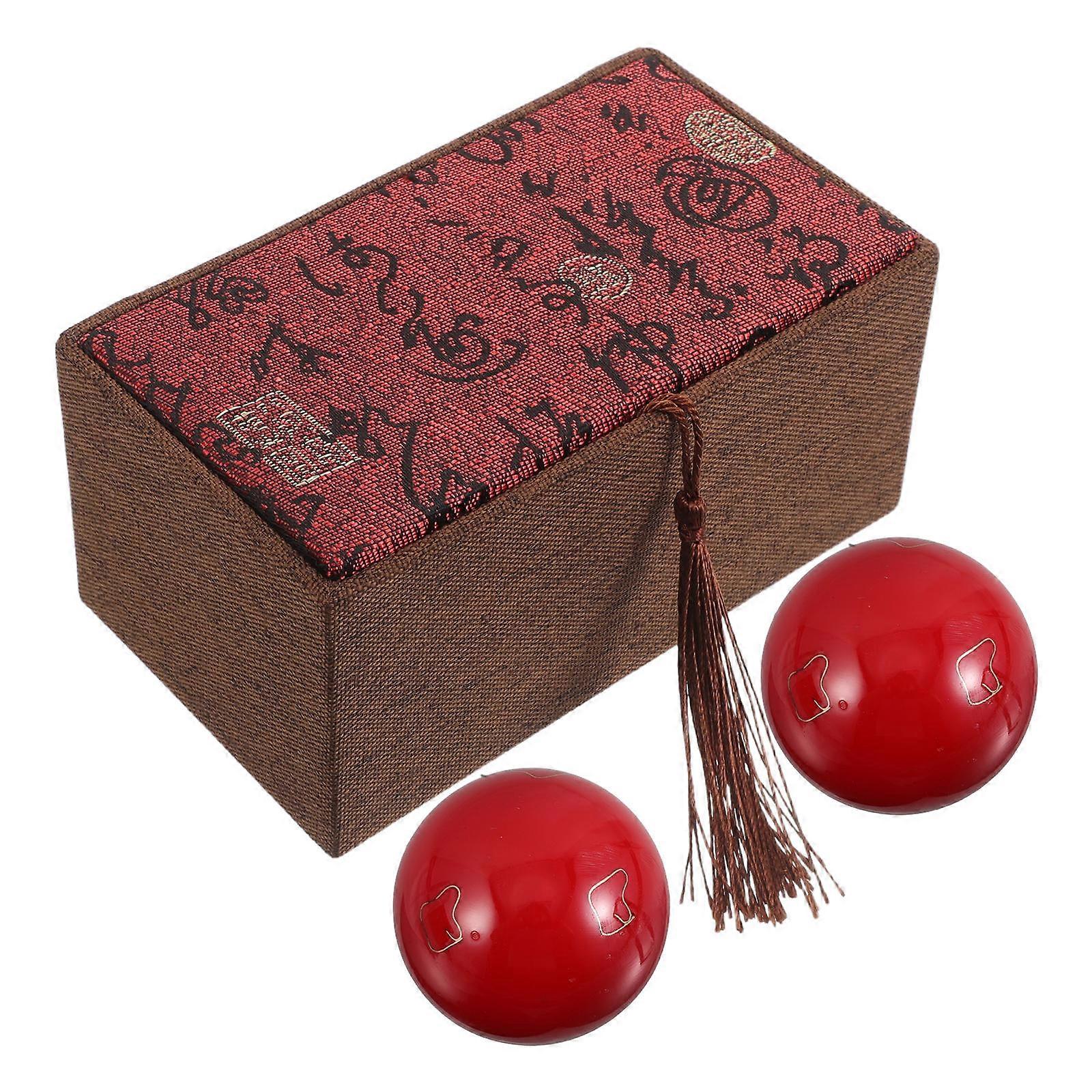 Chinese Hand Exercise Massage Balls for Hand Strengthening 4Pcs Set