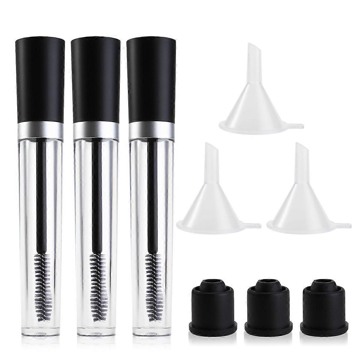 Empty Mascara Tube for Eyelash Cream Container with 3Pcs Funnels