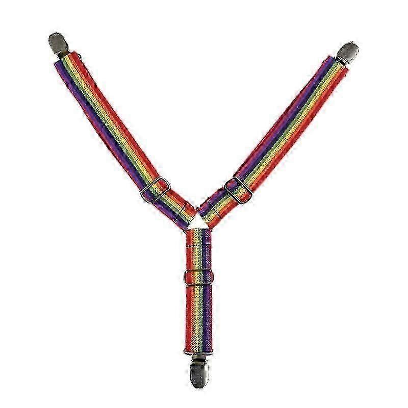 Suspensórios de fraldas antiderrapantes ajustáveis para cães - Faixa elástica na barriga para cuidados com a incontinência de animais de estimação