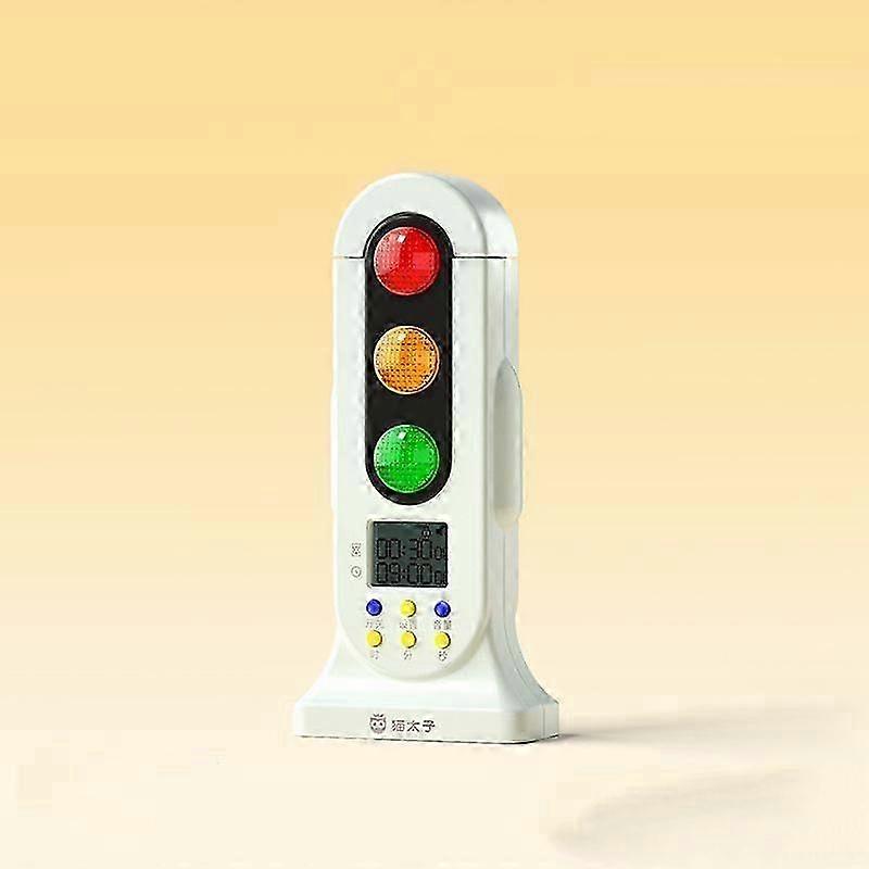 Smart Traffic Light Visual Timer Audio Digital LCD Display for Kids Classroom Kitchen Game Countdown 2025