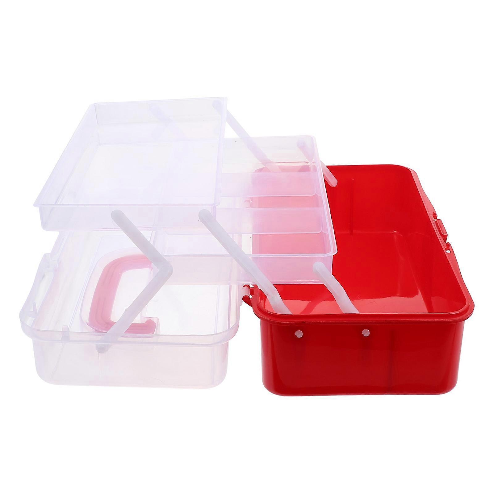 Multifunctional Storage Box Plastic Case for Fishing Components Storage 1Pcs