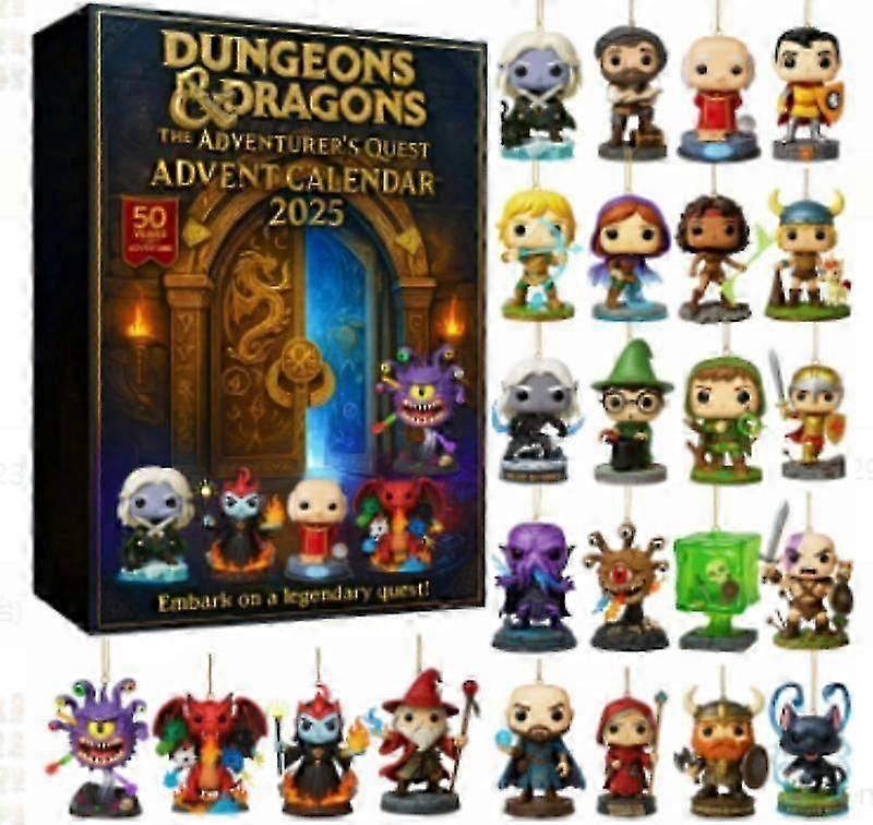 ダンジョンズ&ドラゴンズアドベントカレンダーブラインドボックスクリスマスツリーデコレーション