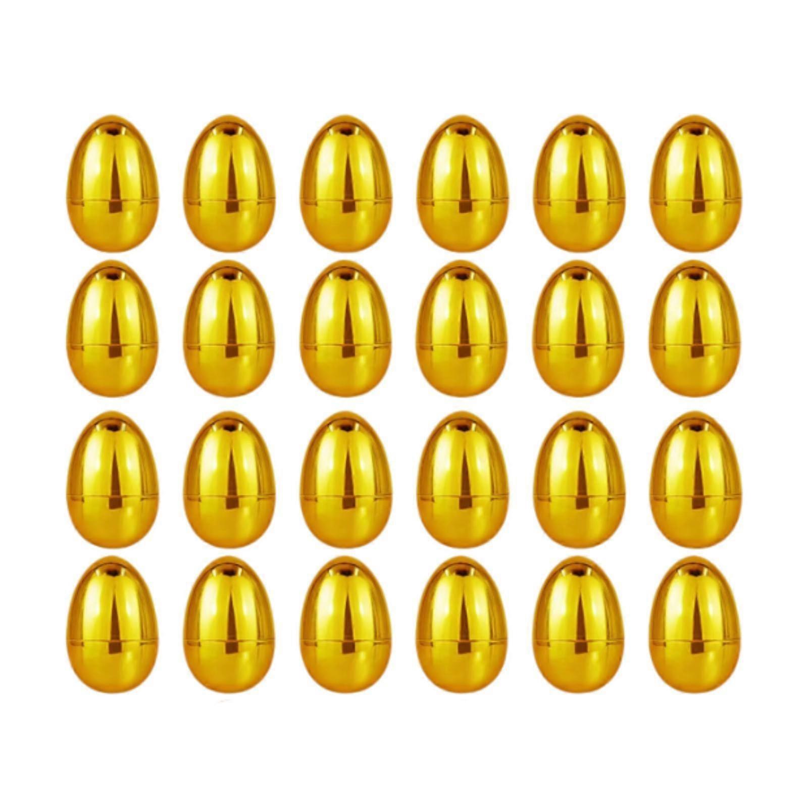 Golden Easter Eggs Games for Celebrations Easter Egg Company Activities 12pcs