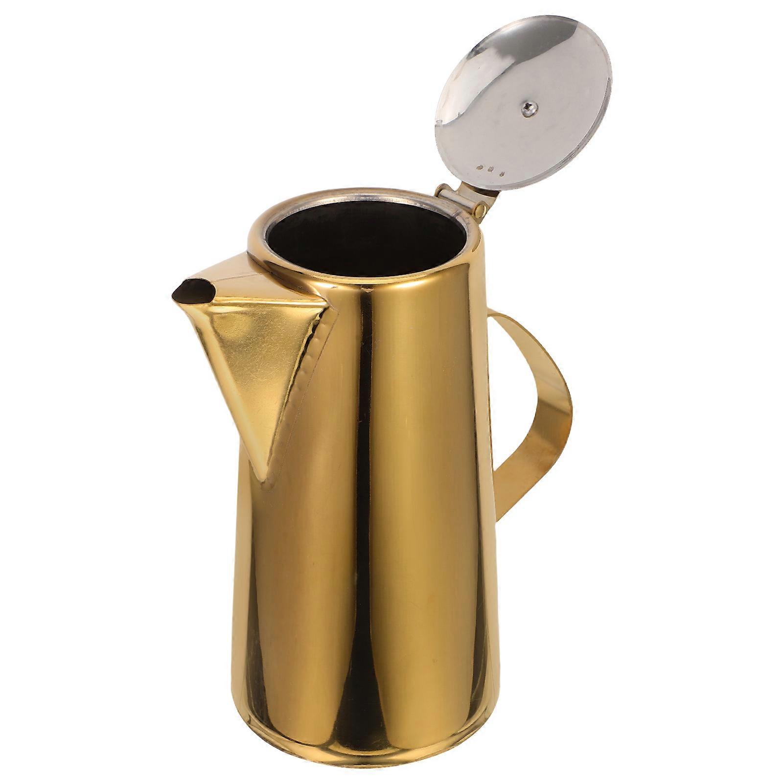 Stainless Steel Tea Pot Designed For Home And Restaurant Use Versatile Functionality 5Pcs 1.5L