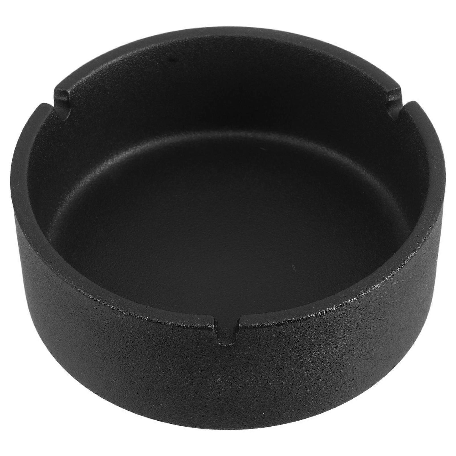 Round Ceramic Ashtray Windproof Design for Home 2Pcs Set