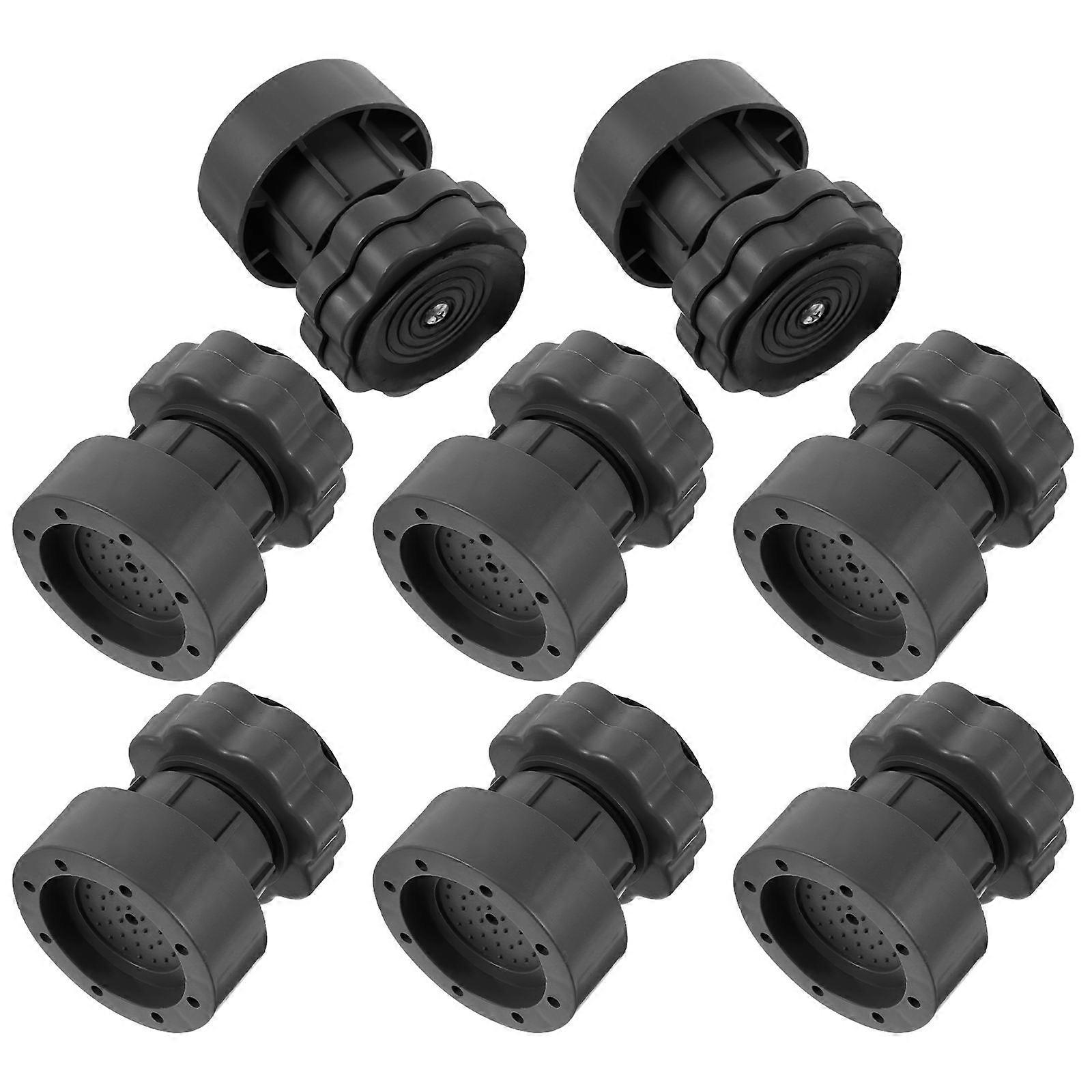 Shock-absorbing Mats For Appliance Support Dark Grey 8Pcs Anti-skid Size 8X6.5X6.5CM Load-bearing 8Set