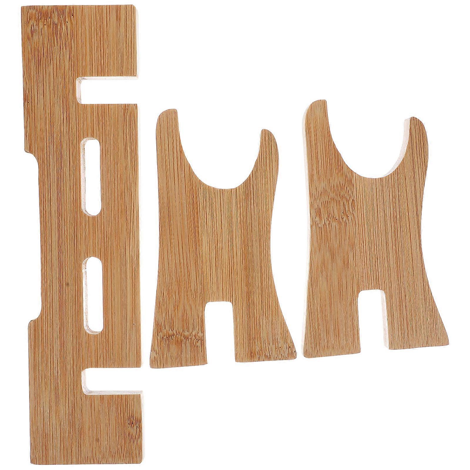 Cutter Rack Bamboo Holder for Kitchen 3Pcs Organizer