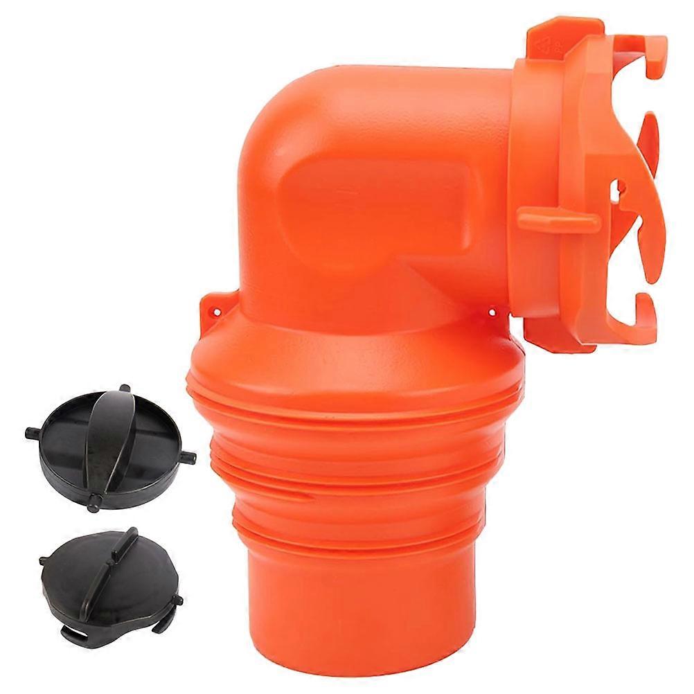 Sewer Hose Elbow Adapter 90 Degree Connector For RV Waste Management With Durable Leakproof Design 4Pcs