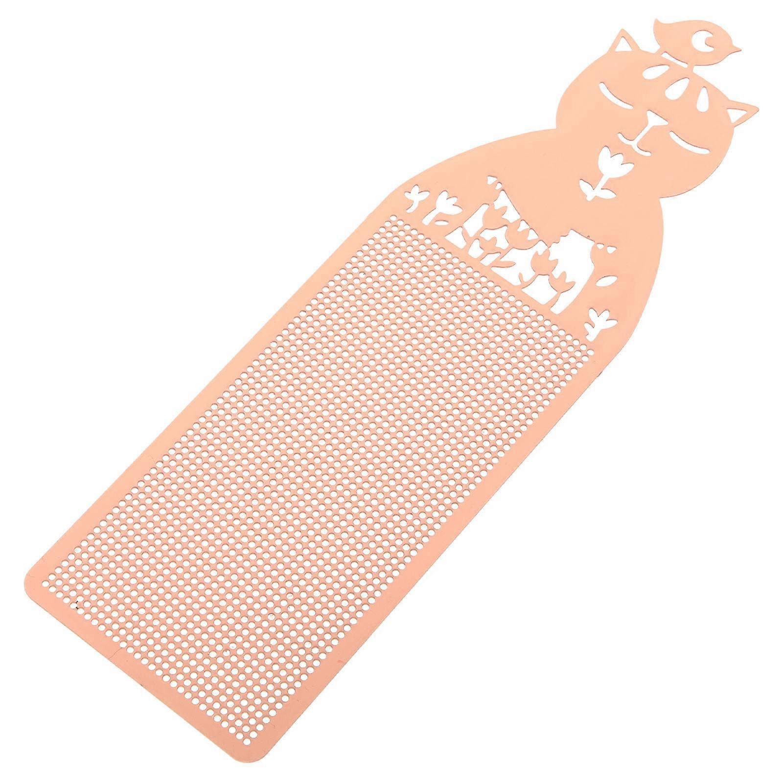 5Pcs Rectangular Metal Bookmark Gift For Book Lovers Featuring Copper Material Perfect For Home Office School Use