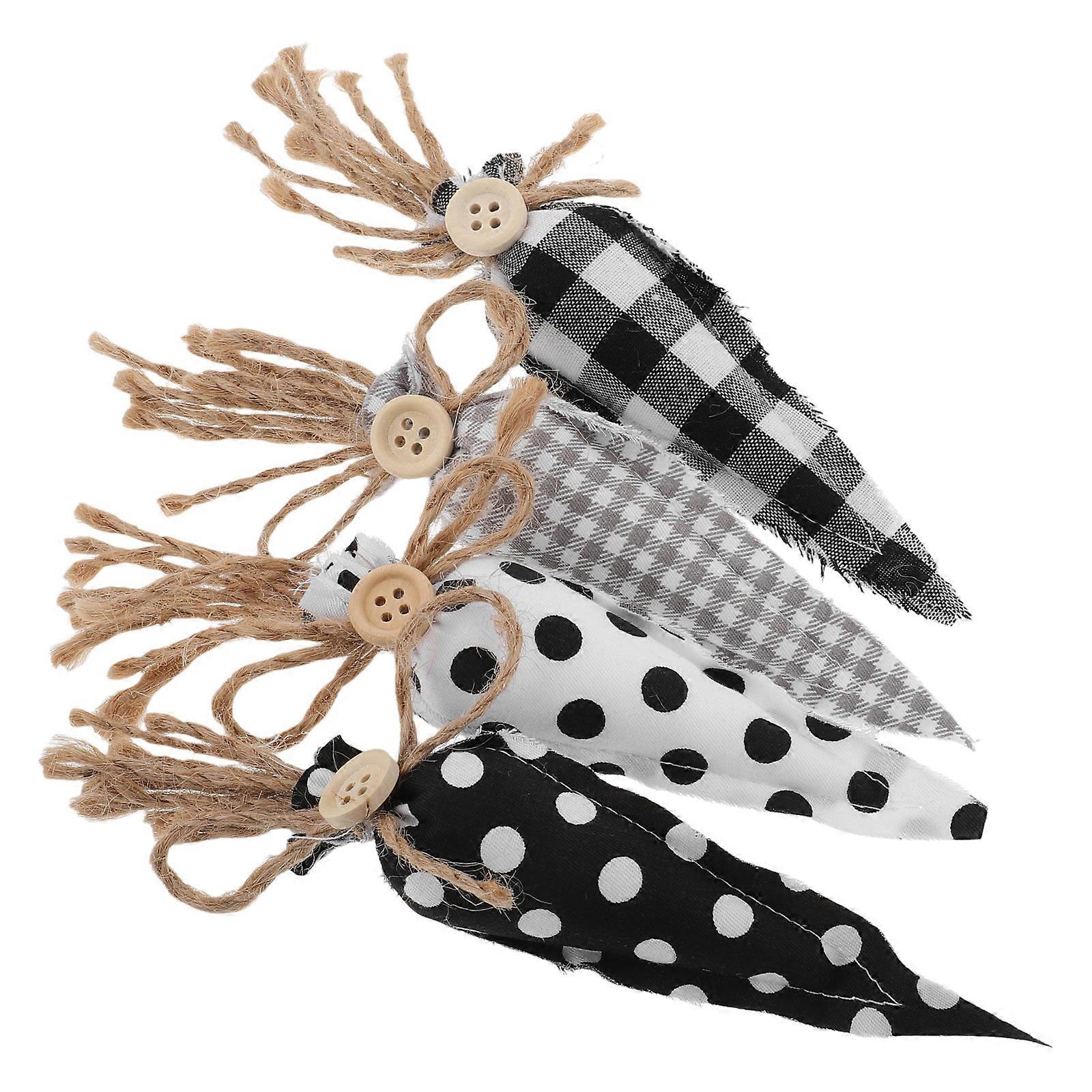 Fabric Carrot Easter Decorations for Party Use 20Pcs Artificial Ornaments