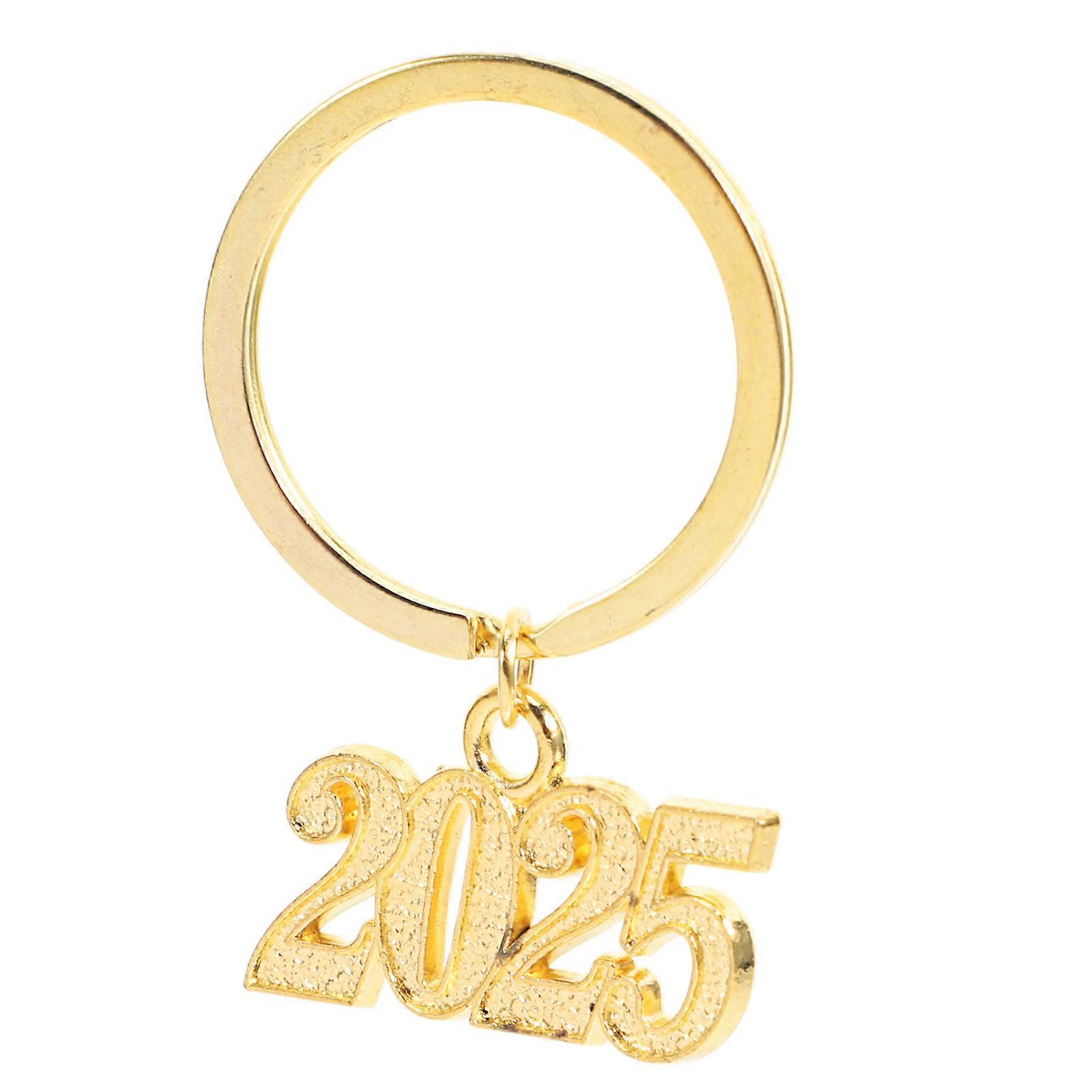 Zinc Alloy Graduation Keychain for Decoration 2Pcs Grad Themed Keyring Charms