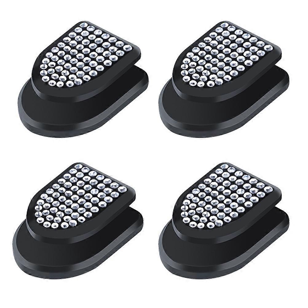 White Rhinestone Car Hanging Hanger for Storage 8Pcs Interior Hooks