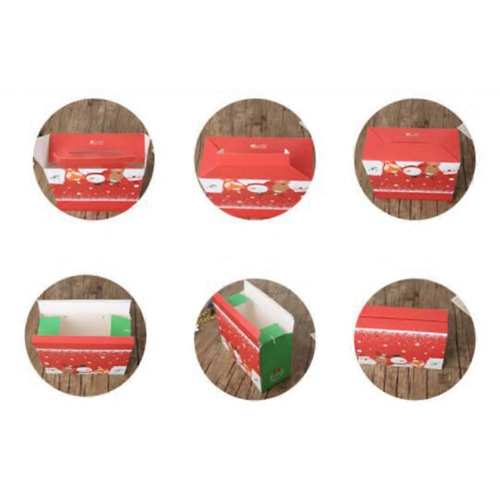 Multi-Functional Handled Container Box Christmas Gift Packaging Storage Pouch With Handles Large Size 27.00X19.80X11.80CM 6Pcs