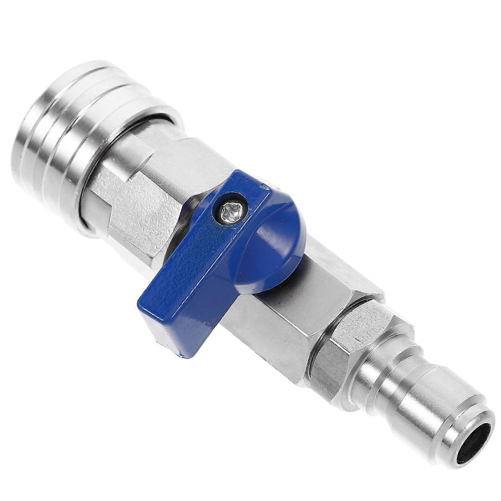Ball Valve Pressure Washer Quick Connect Fitting for Water Tank 2Pcs