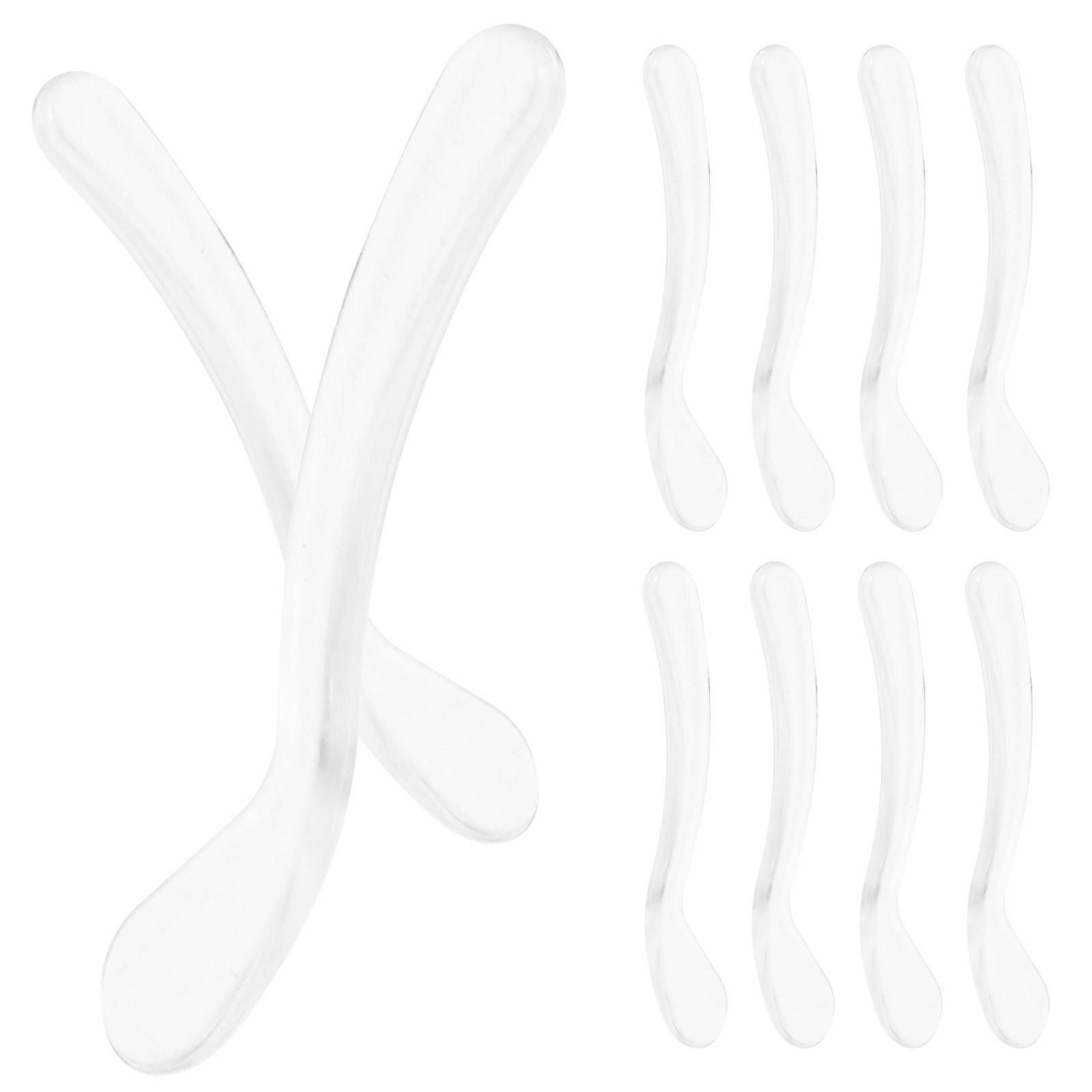 Cosmetic Spatula White Face Cream Applicator for Beauty Salon 30Pcs