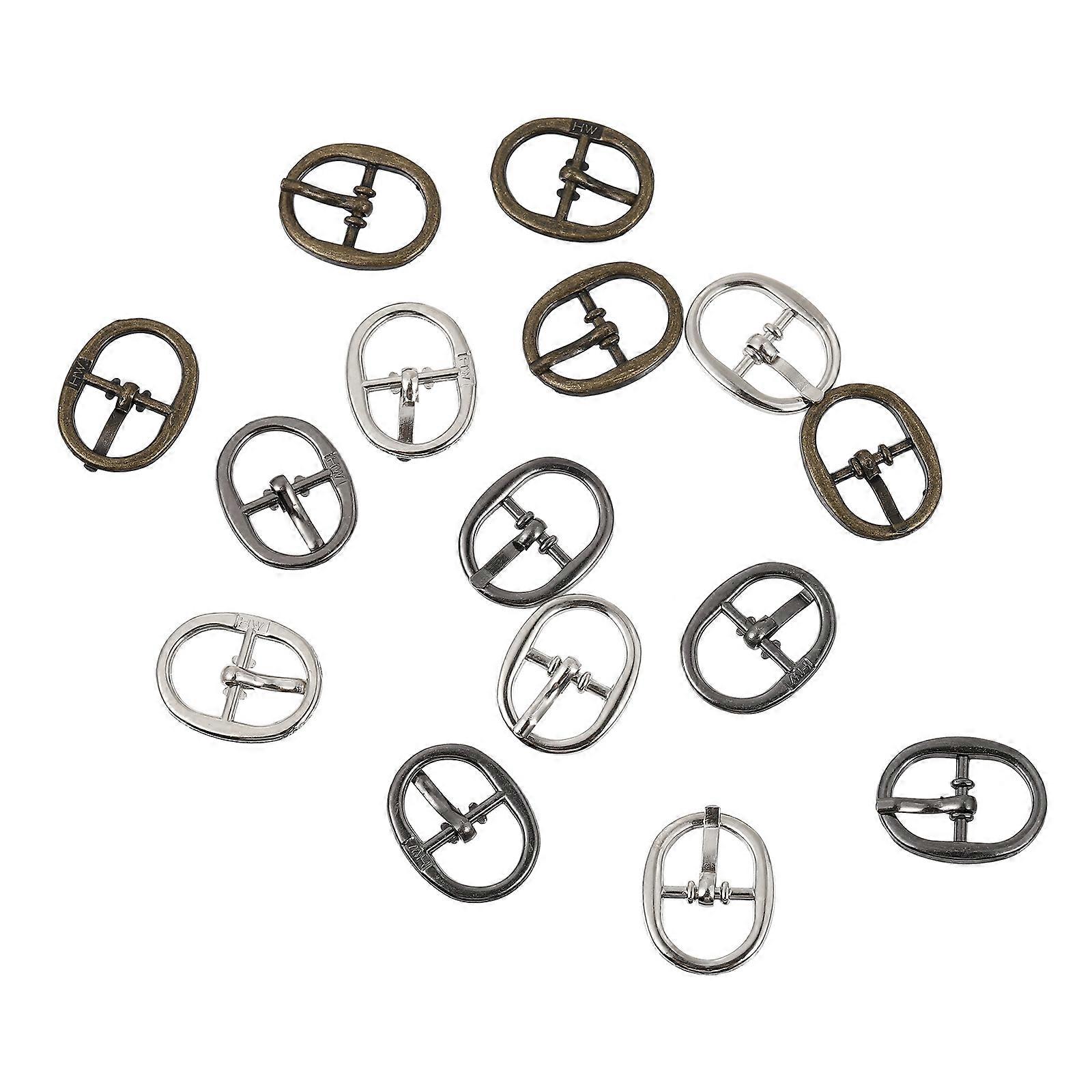 Alloy Adjustable Buckles for Strap Adjustment 15Pcs Belts Pin Buckles